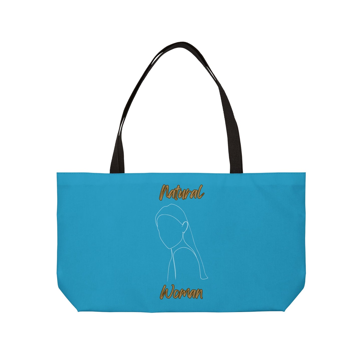Natural Woman Tilted Look (WL) Weekender Tote Bag TURQUOISE