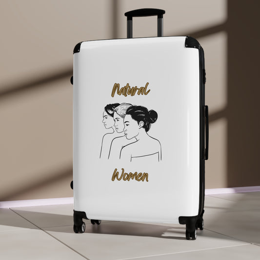 Natural Woman United Friends (BL) Suitcase WHITE