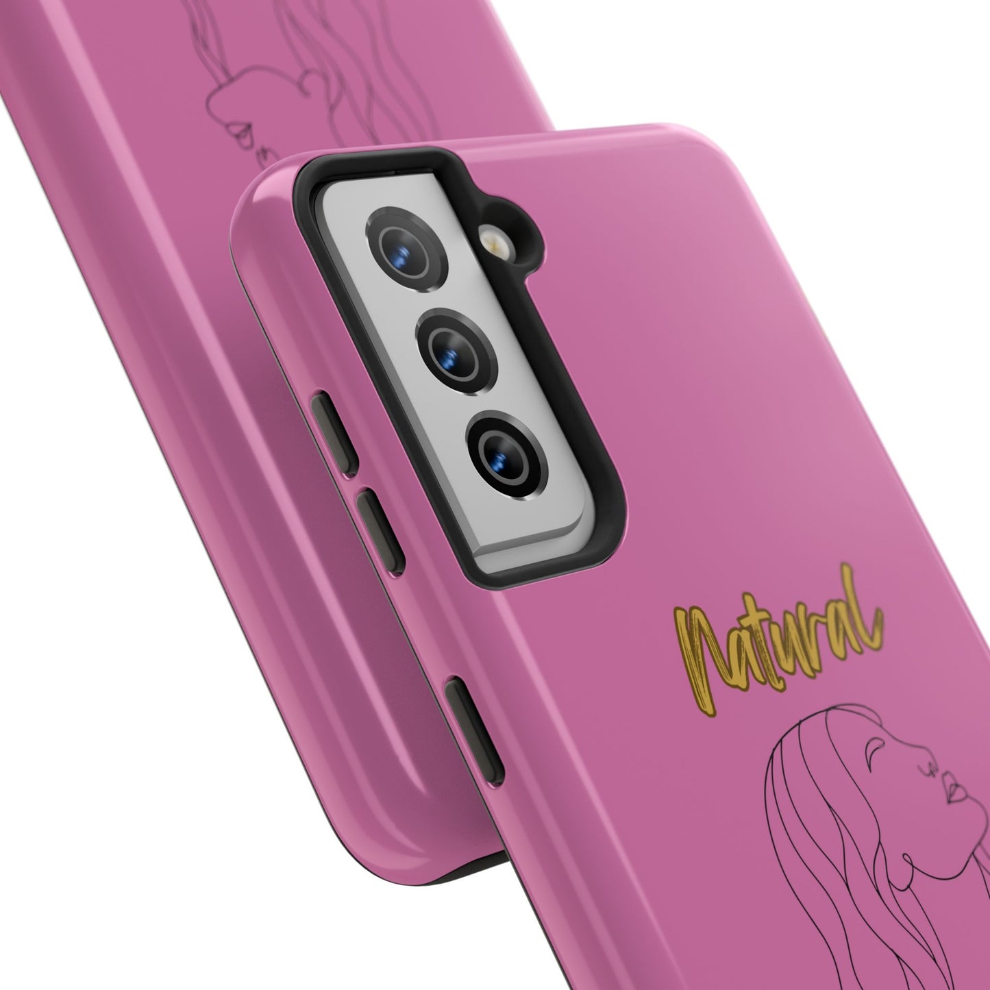 Natural Woman Breeze On Face (BL)Tough Phone Cases LIGHT PINK