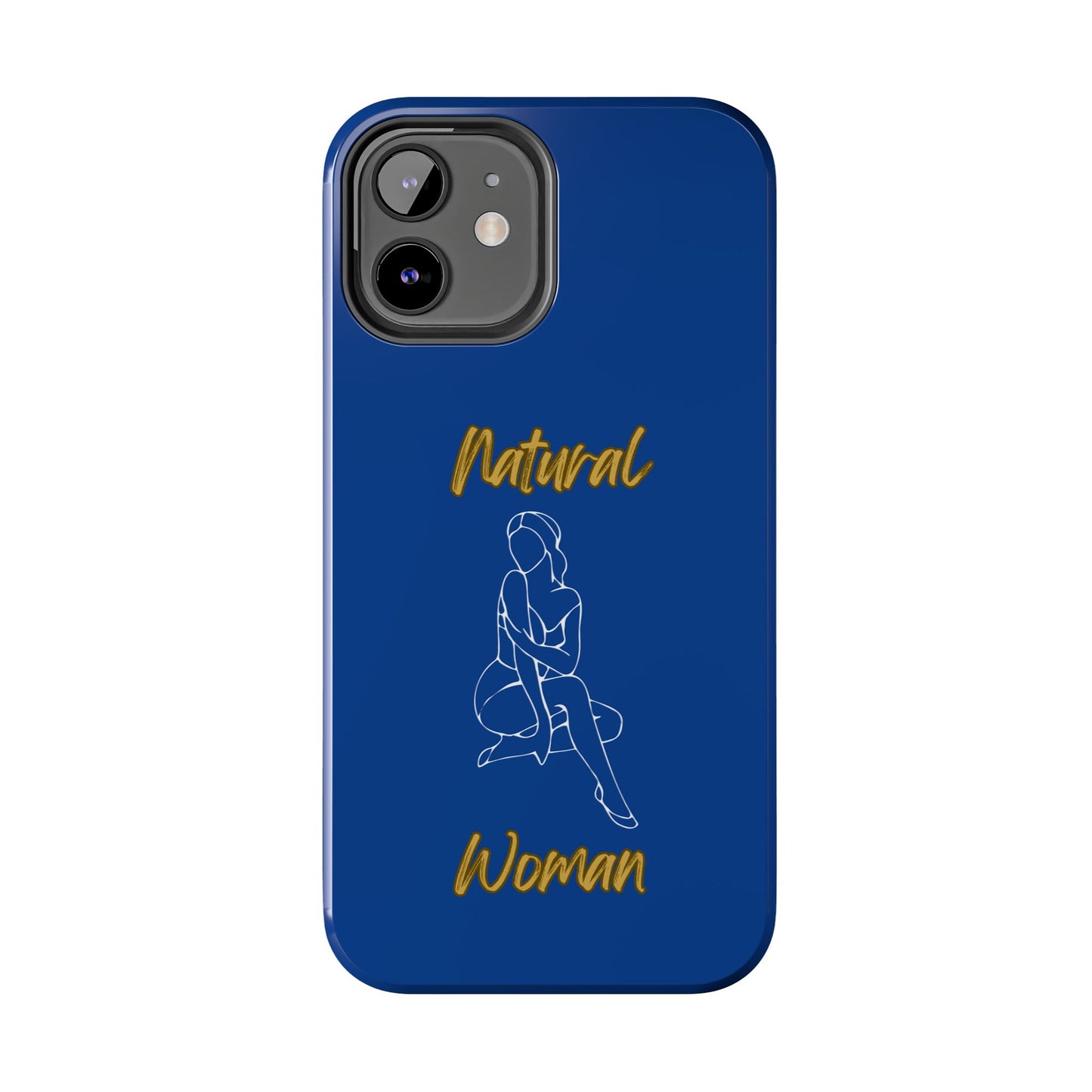 Natural Woman Shoulder Action (WL)Tough Phone Cases DARK BLUE