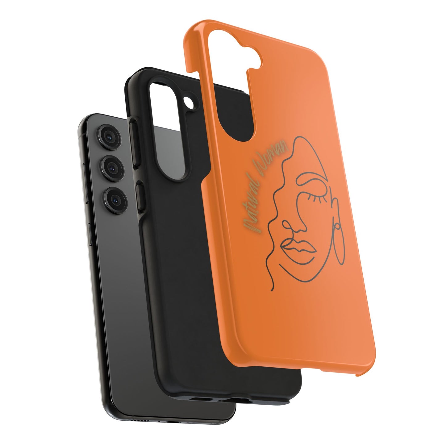 Natural Woman Half Face (BL)Tough Phone Case CRUSTA