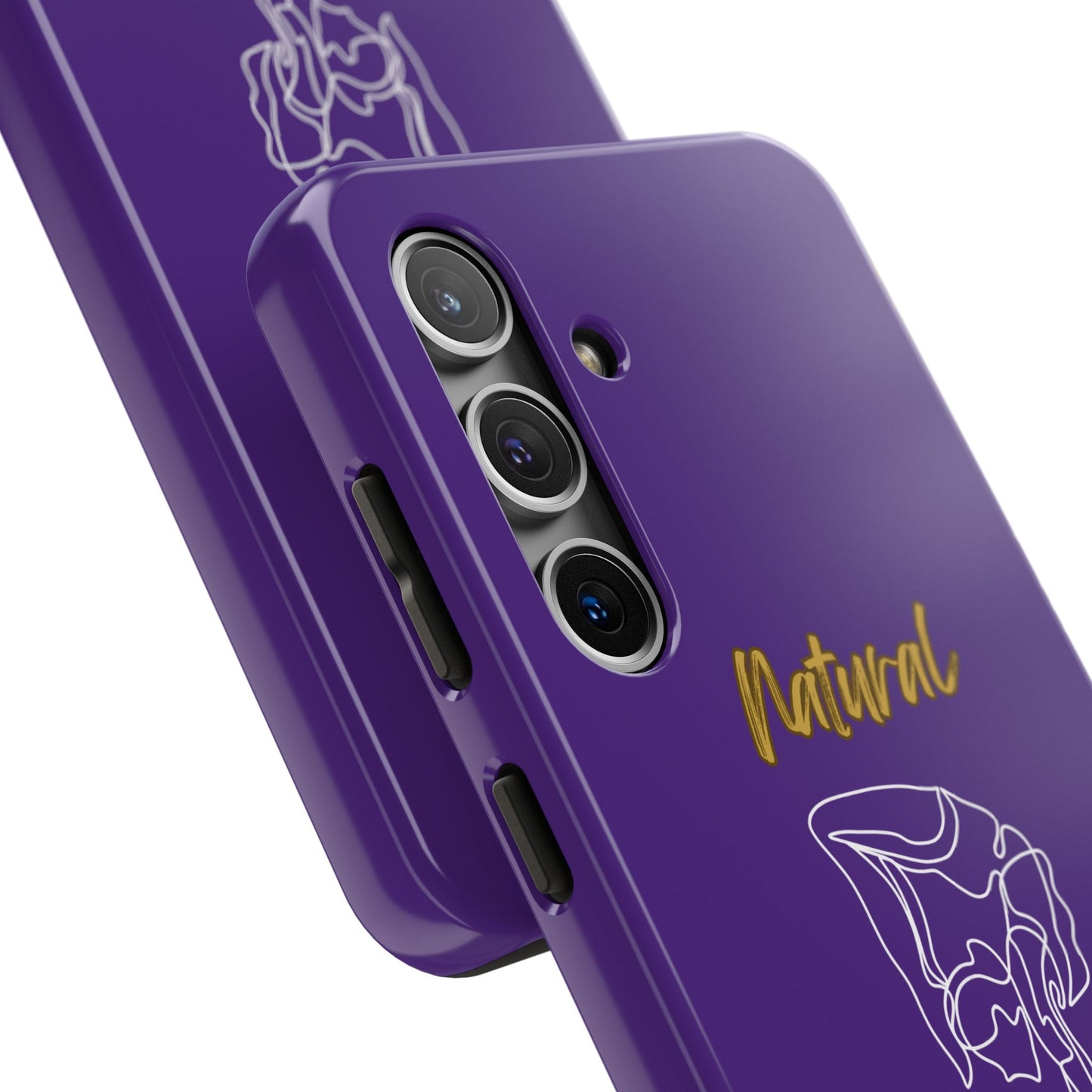 Natural Woman Flexible (WL)Tough Phone Cases PURPLE
