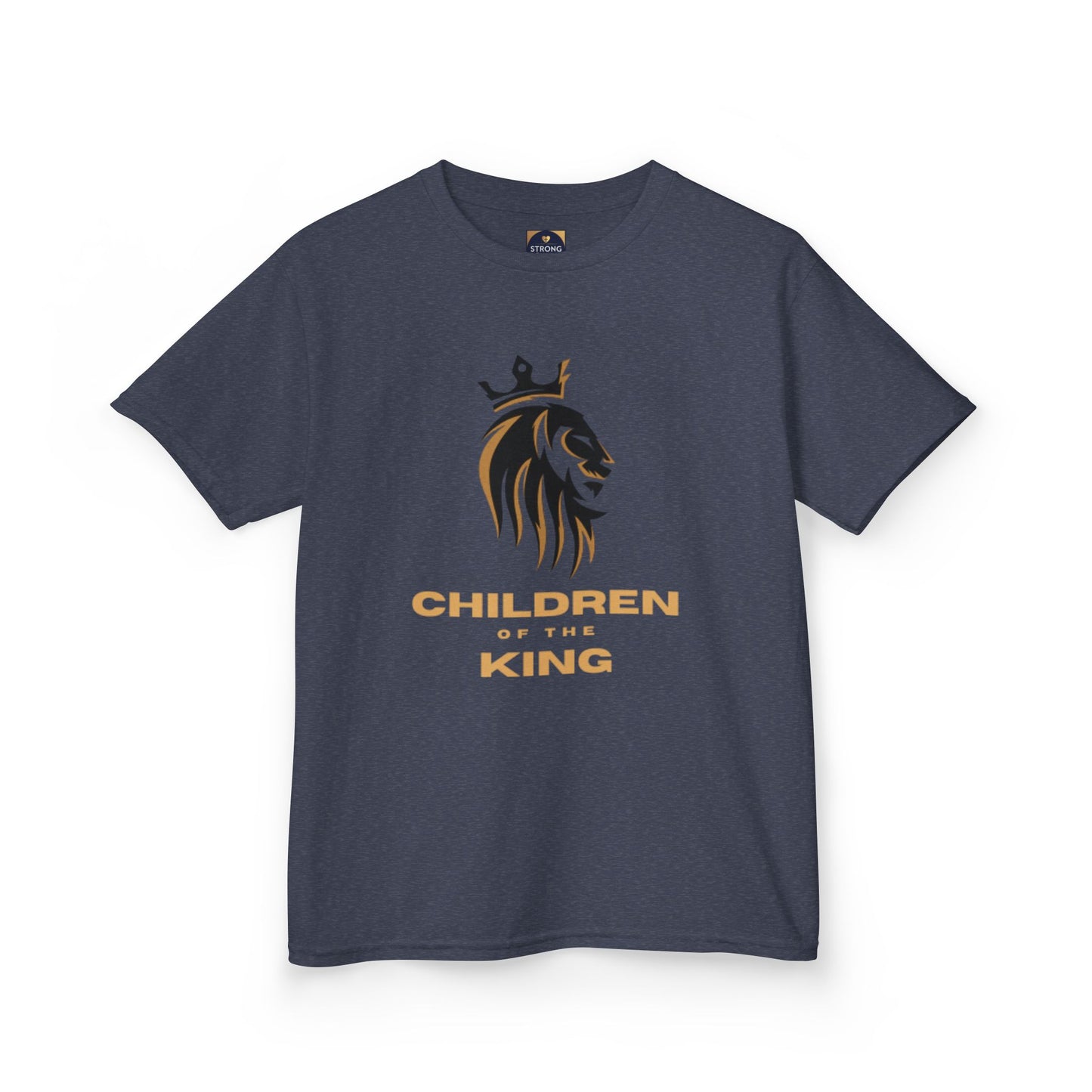 Children of the King Inspirational Kids Cotton T-Shirt (BL)