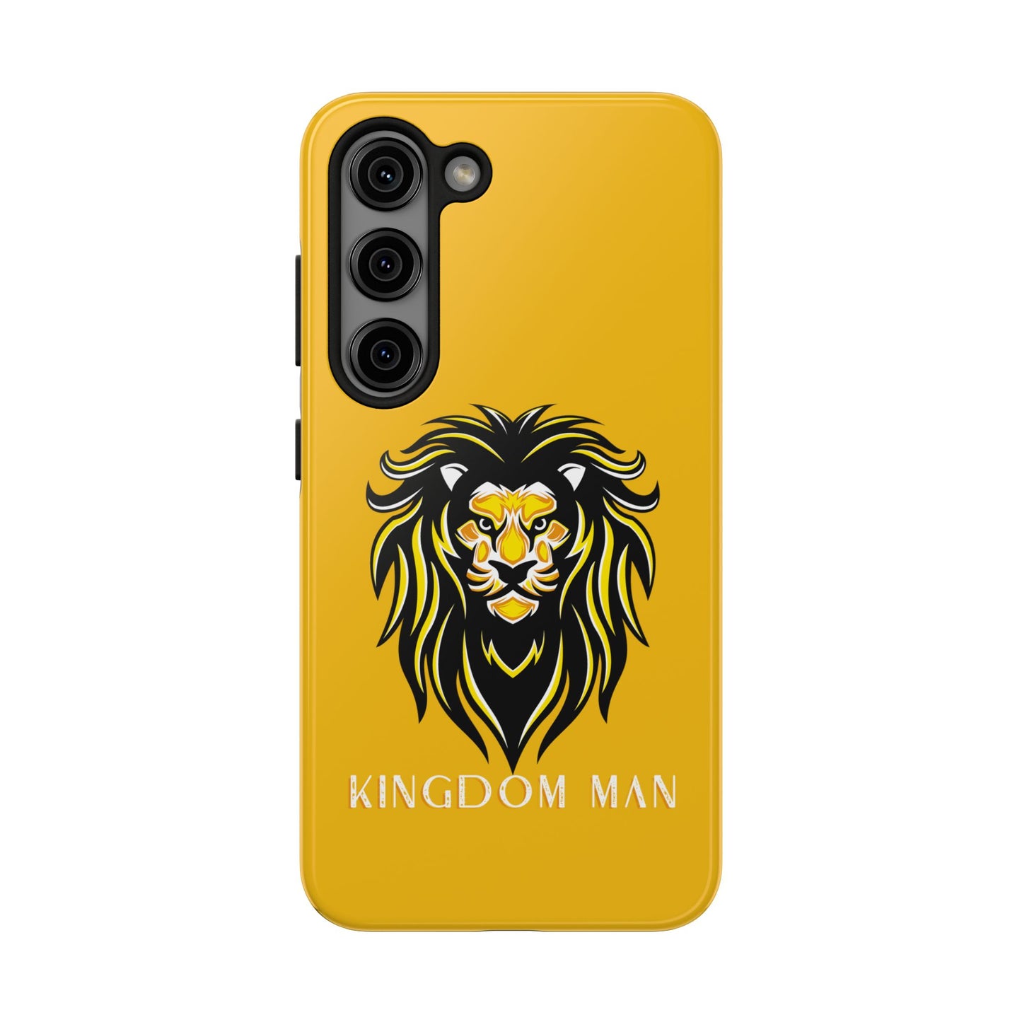 Kingdom Man (White-Gold Label) Tough Phone Case YELLOW