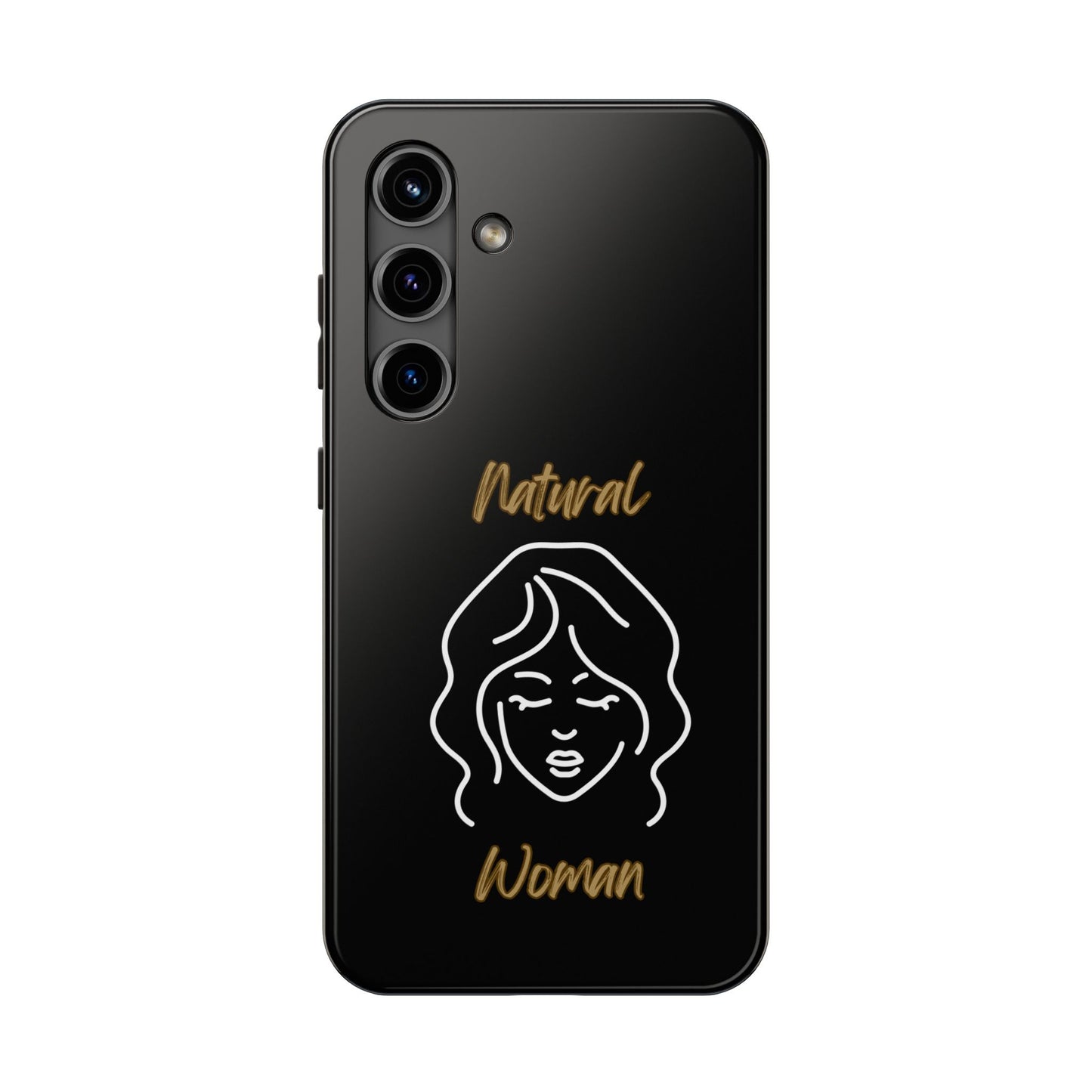 Natural Woman Modest (WL)Tough Phone Cases BLACK