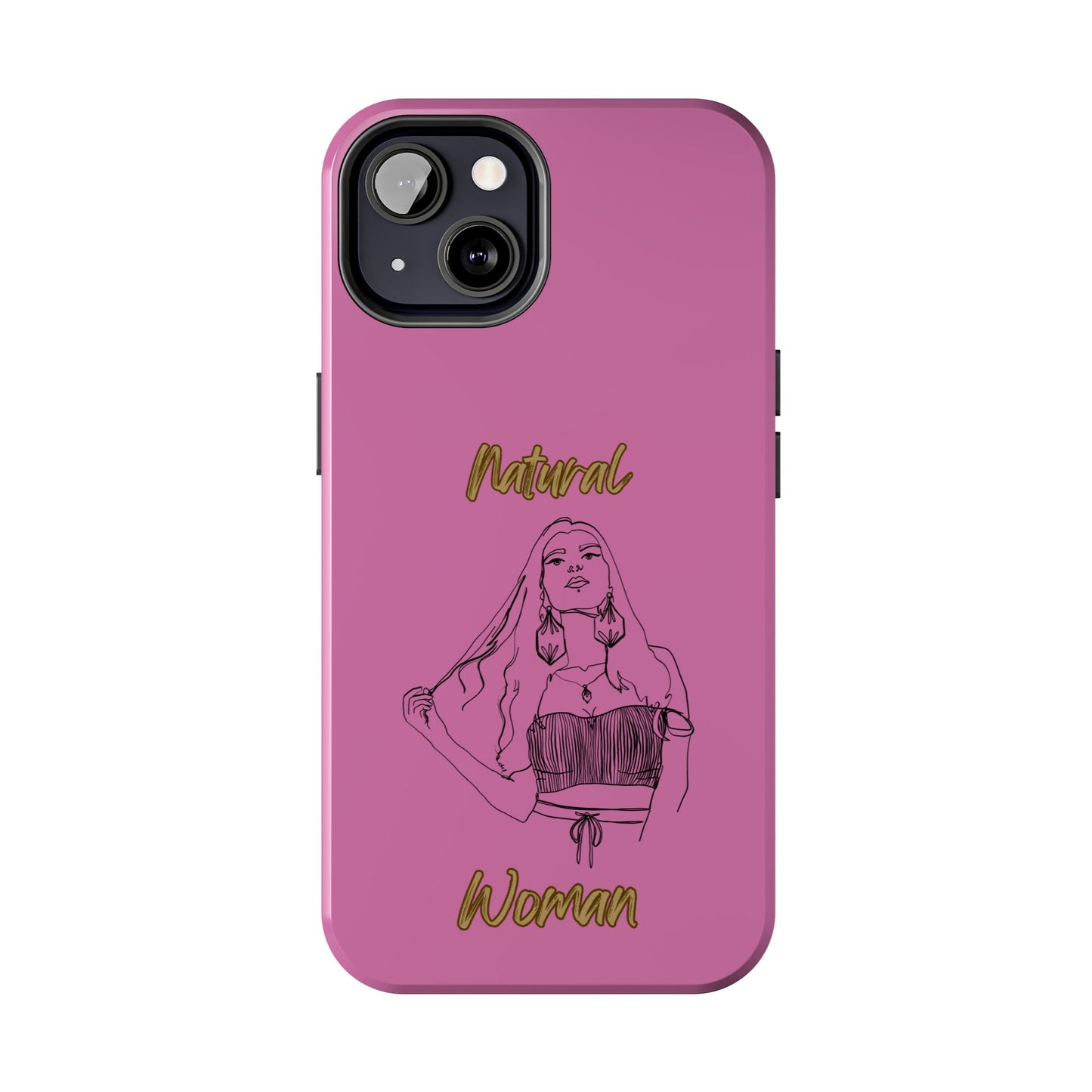 Natural Woman Thinking (BL)Tough Phone Cases LIGHT PINK