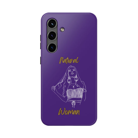 Natural Woman Thinking (WL)Tough Phone Cases PURPLE