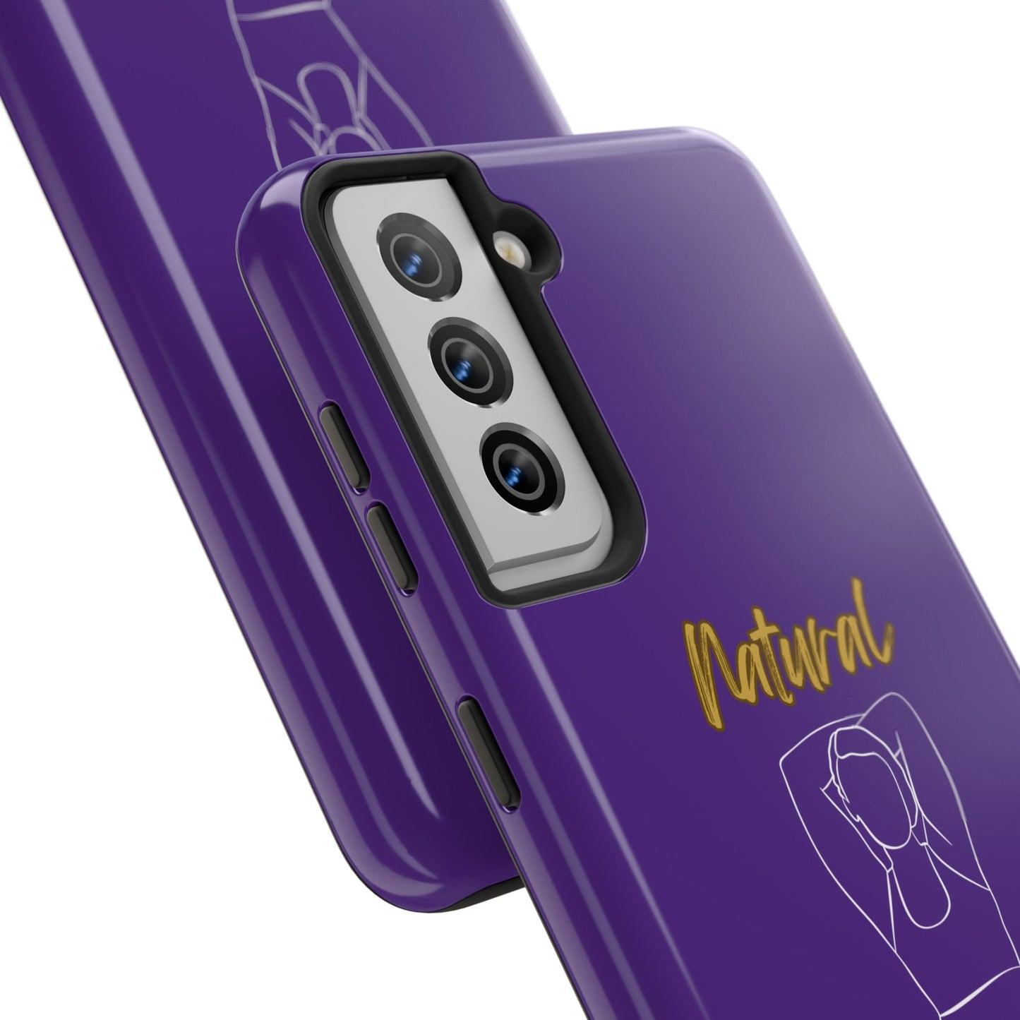 Natural Woman I Love Me (WL)Tough Phone Cases PURPLE