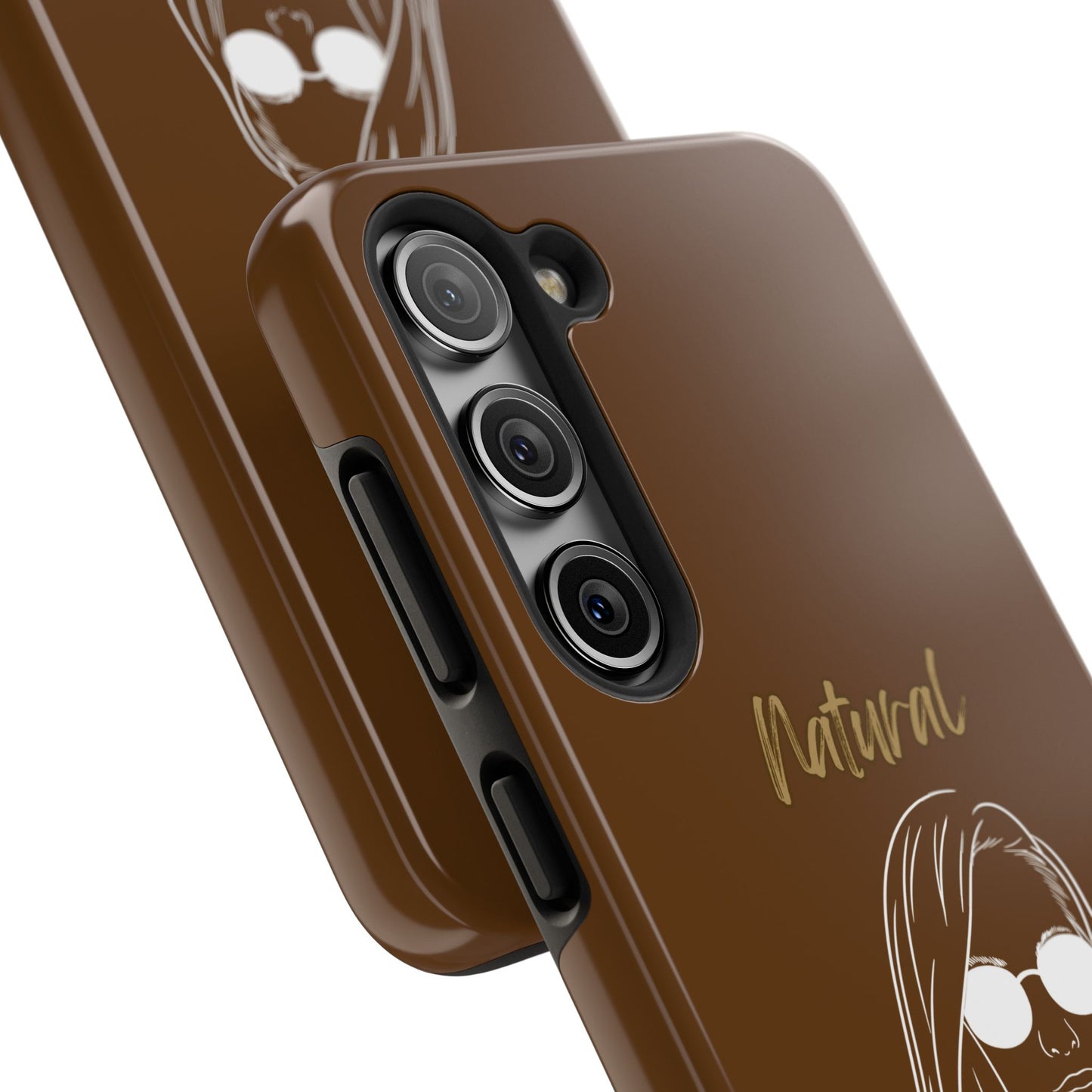Natural Woman Shades (WL)Tough Phone Cases BROWN