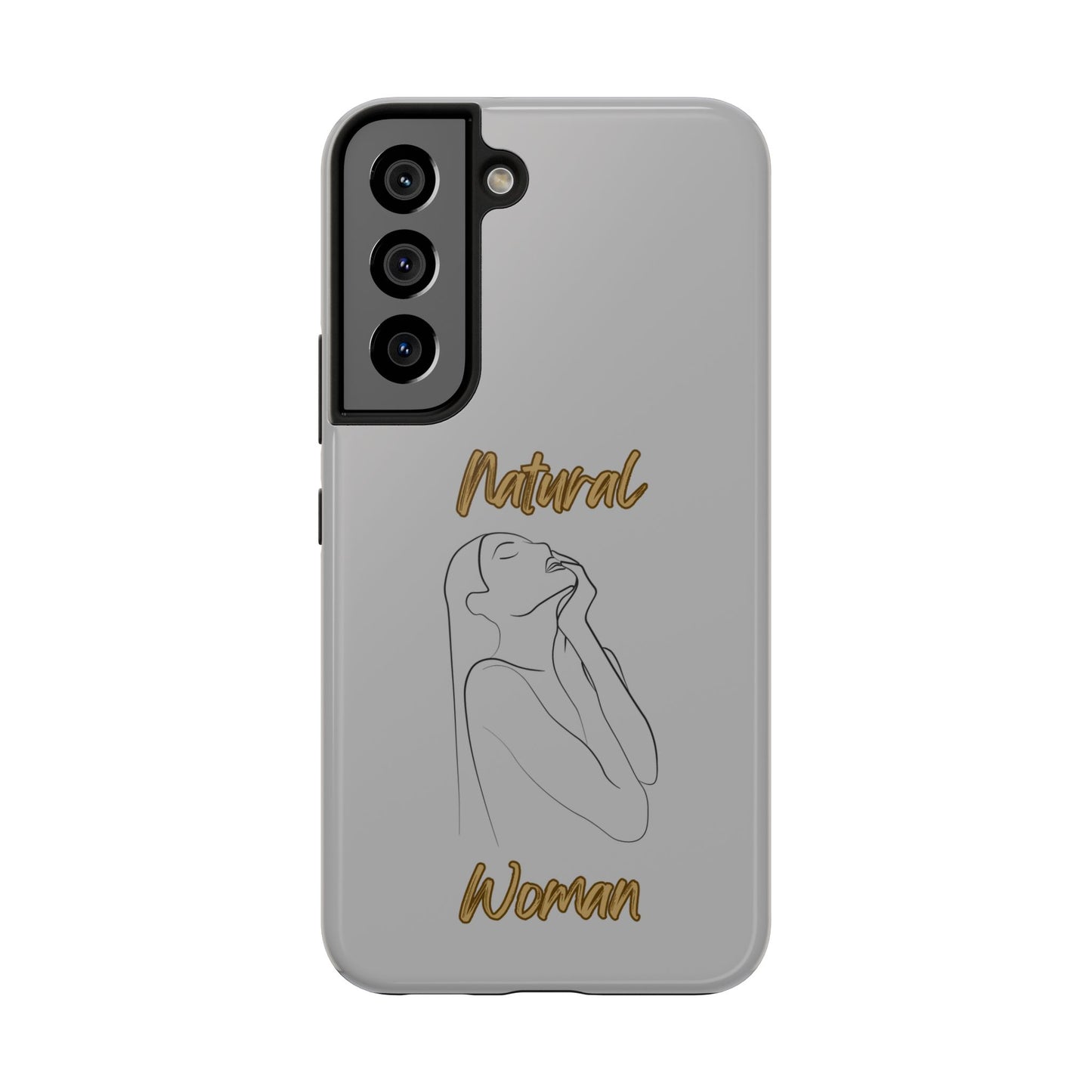 Natural Woman Thank You (BL) Tough Phone Cases LIGHT GREY