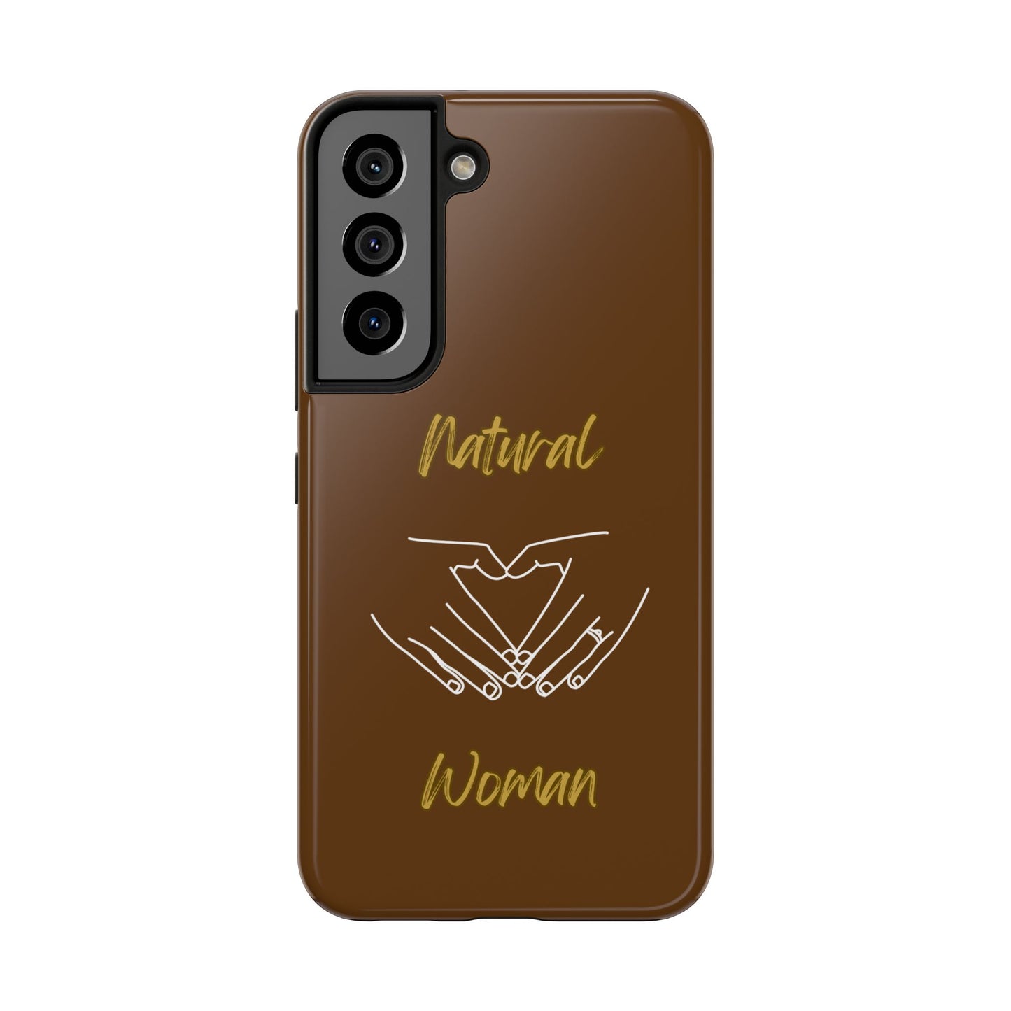 Natural Woman I Love You (WL)Tough Phone Cases BROWN