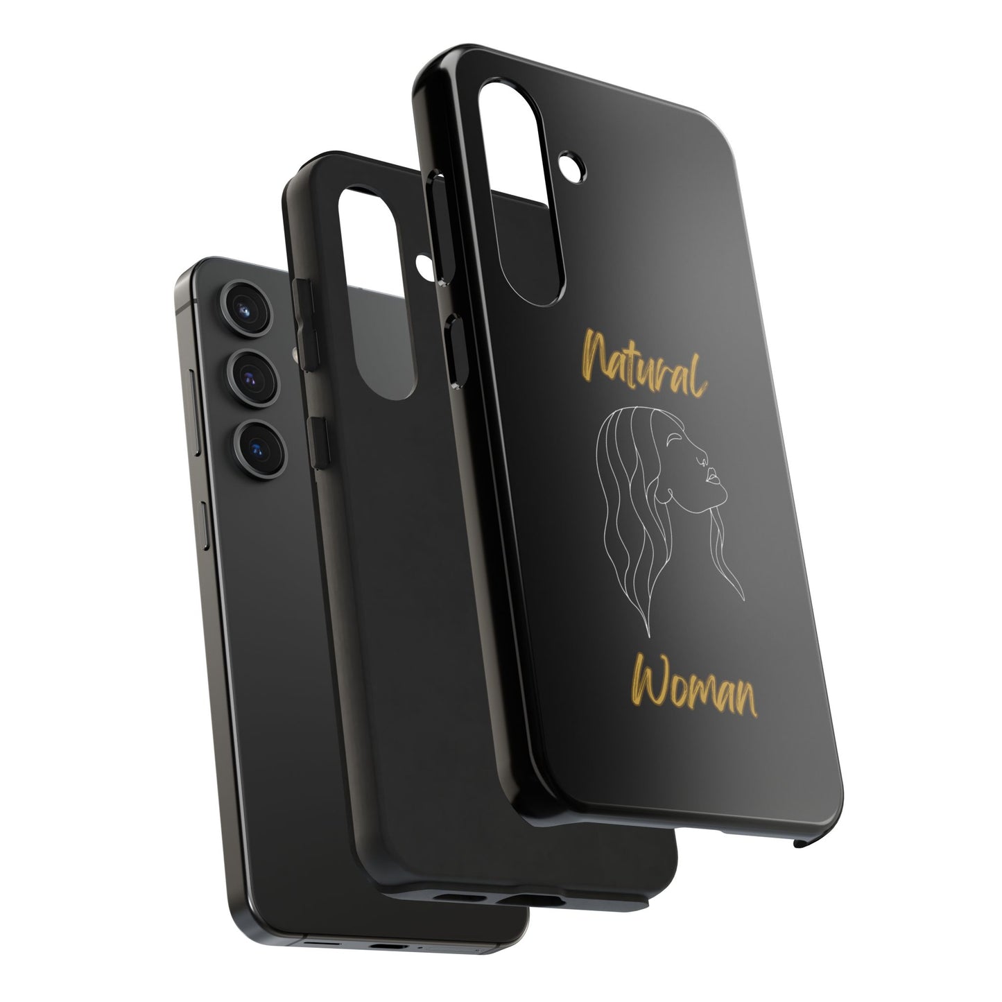Natural Woman Breeze On Face (WL)Tough Phone Cases BLACK