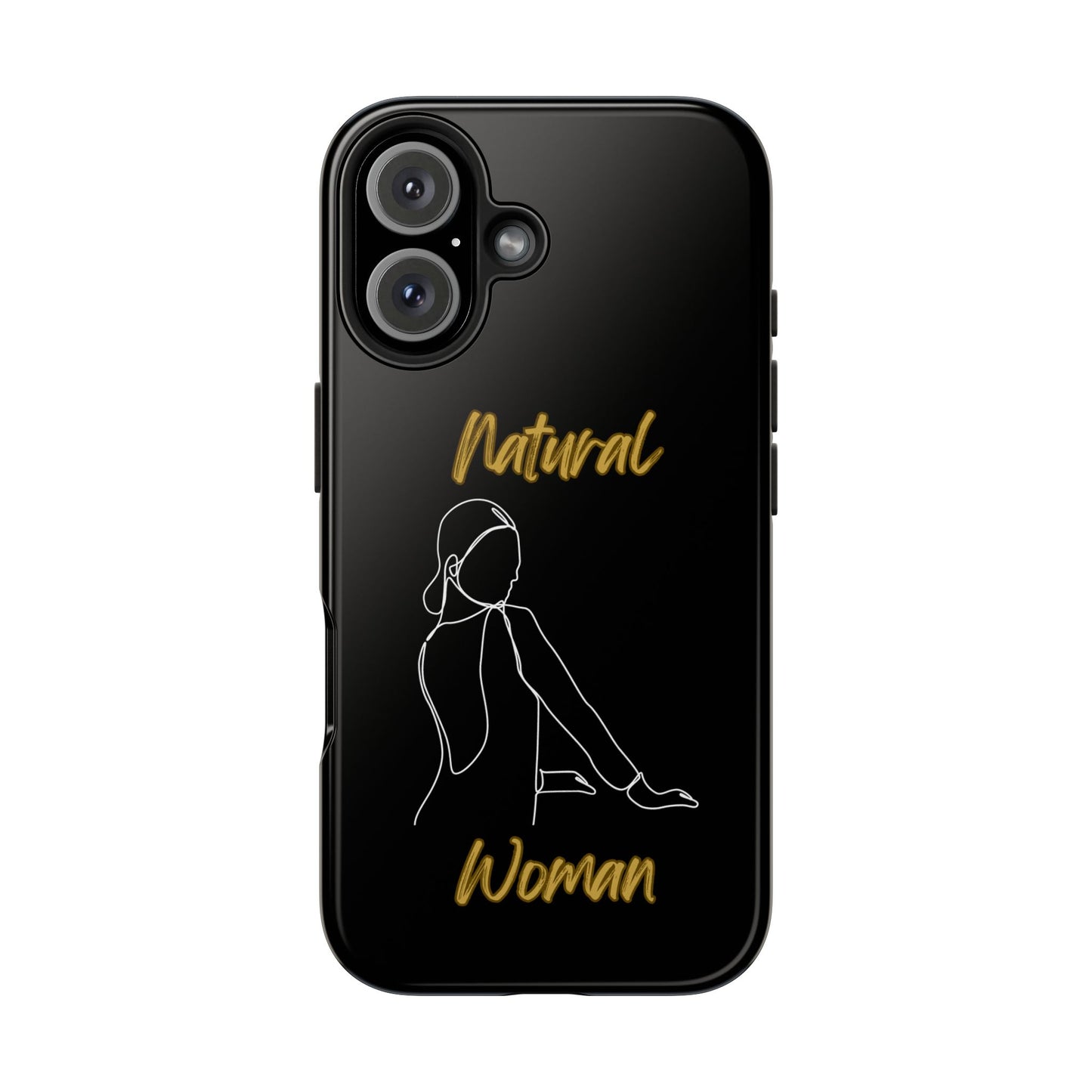 Natural Woman Hands Free (WL)Tough Phone Cases BLACK