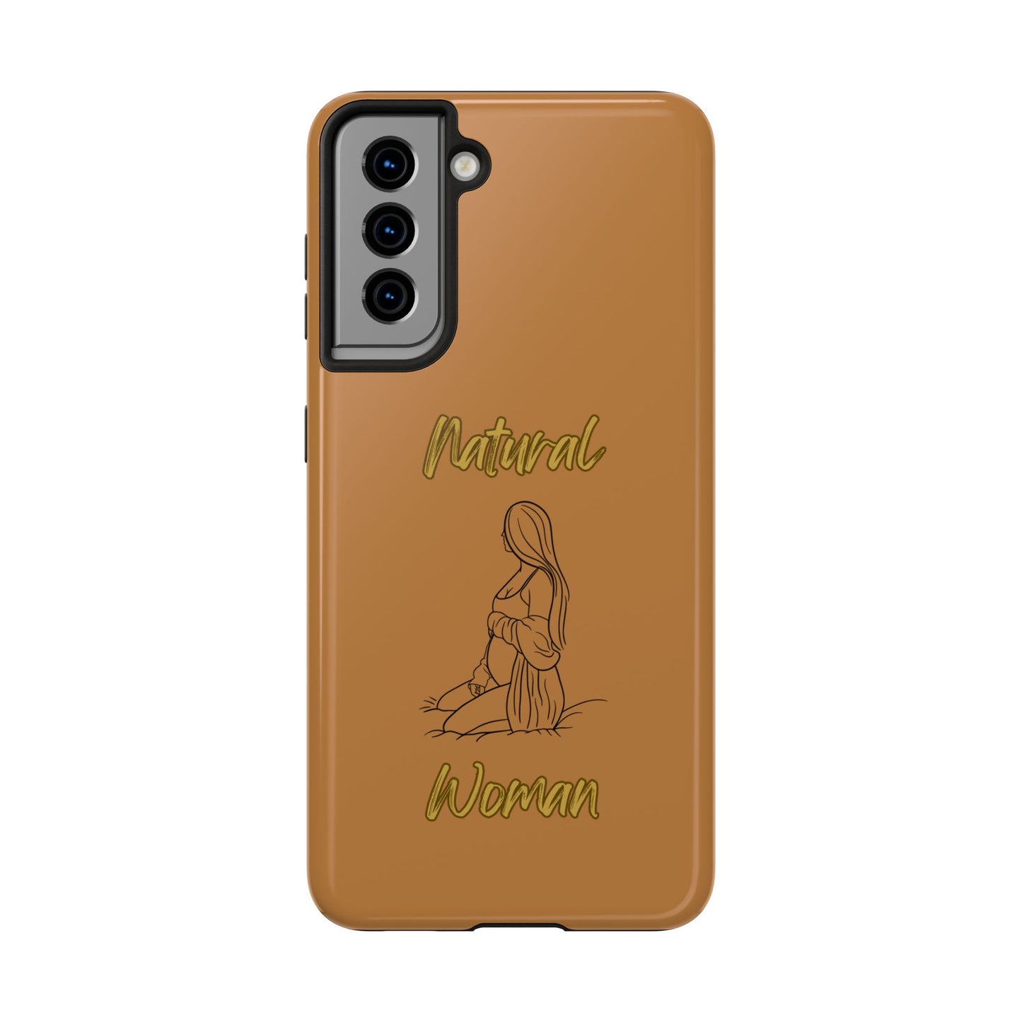 Natural Woman Expecting (BL)Tough Phone Cases LIGHT BROWN