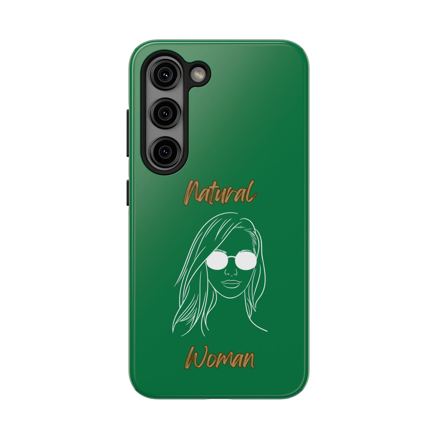 Natural Woman Shades (WL)Tough Phone Cases DARK GREEN