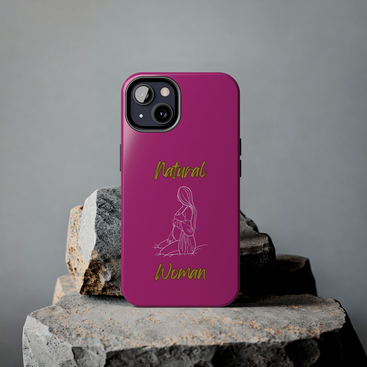 Natural Woman Expecting (WL)Tough Phone Cases PINK