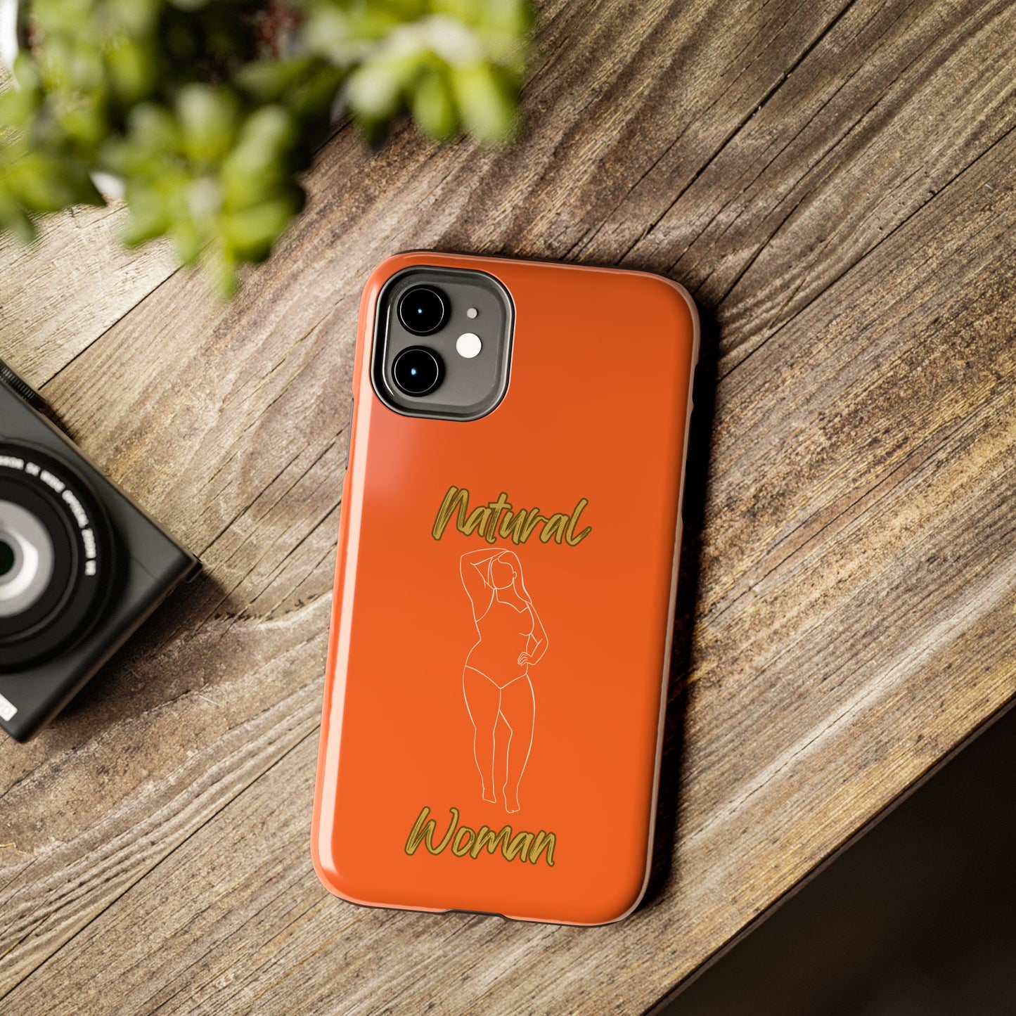 Natural Woman Looking Good (WL)Tough Phone Cases ORANGE