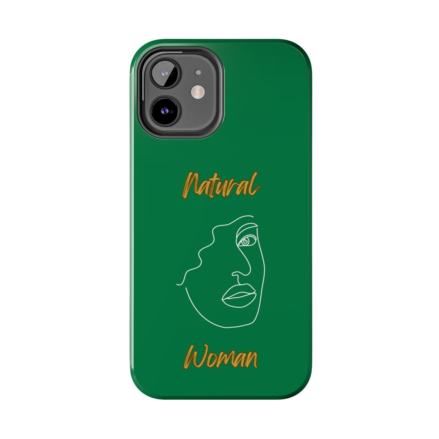 Natural Woman Peekaboo (WL)Tough Phone Cases DARK GREEN