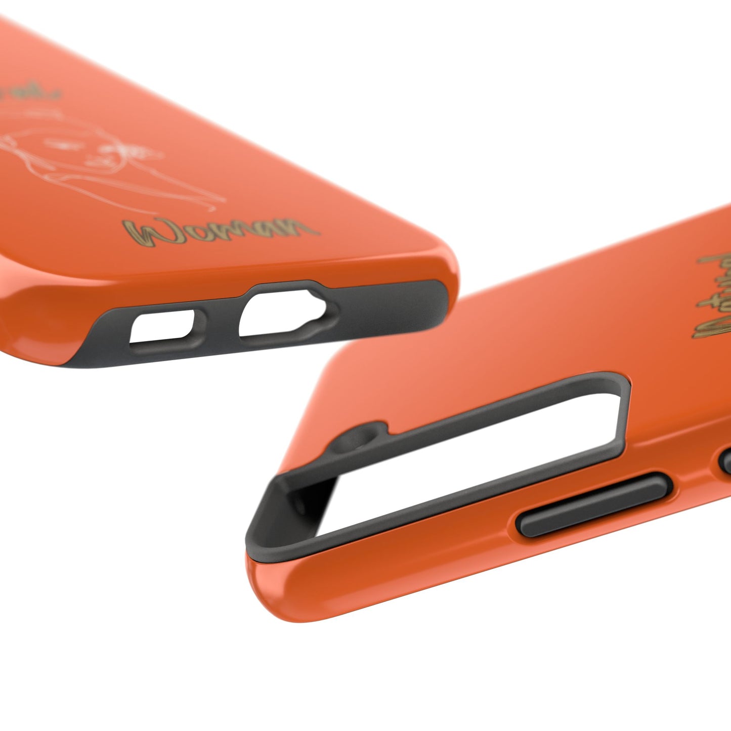 Natural Woman Sassy Bun (WL) Tough Phone Cases ORANGE