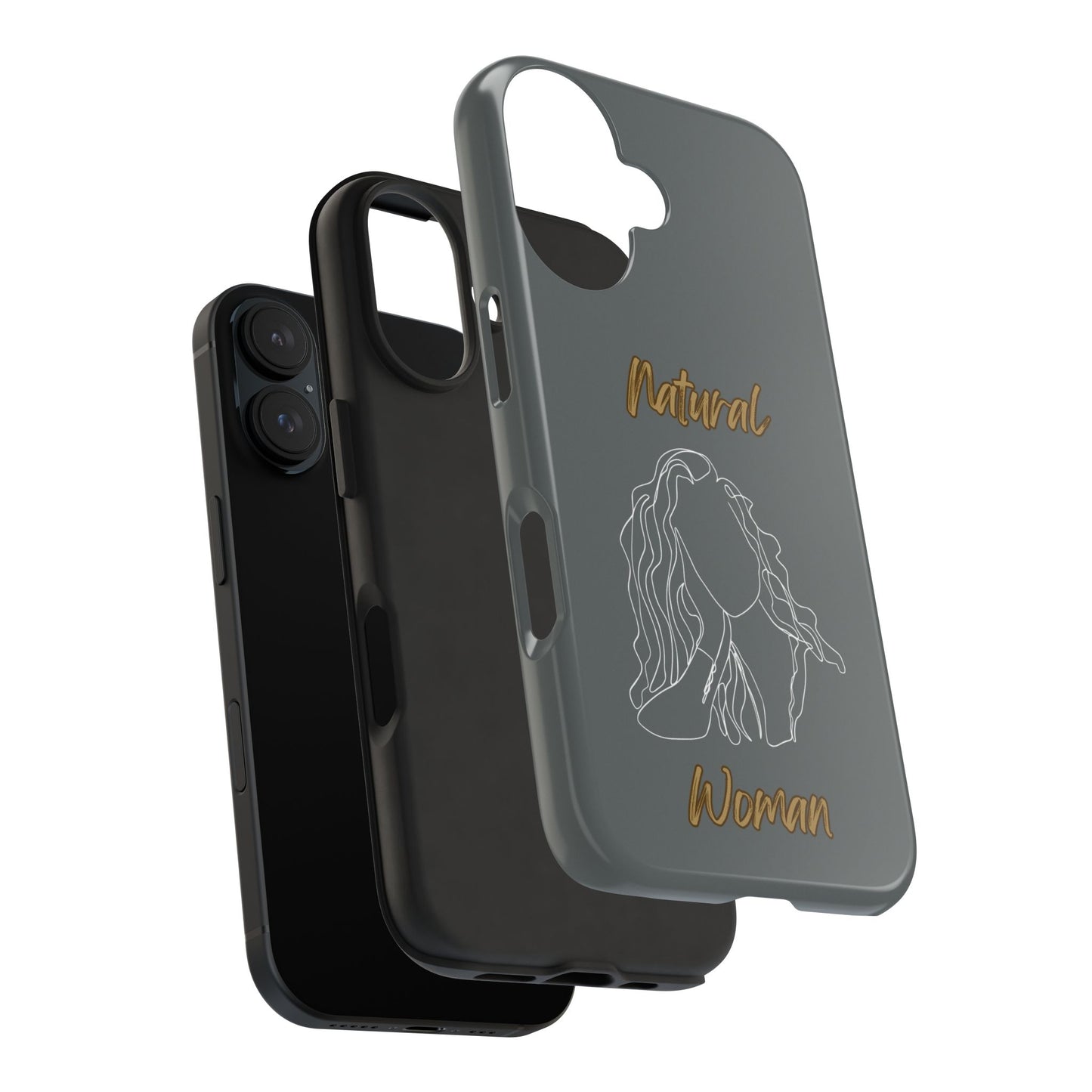 Natural Woman Relaxed (WL) Tough Phone Cases DARK GREY