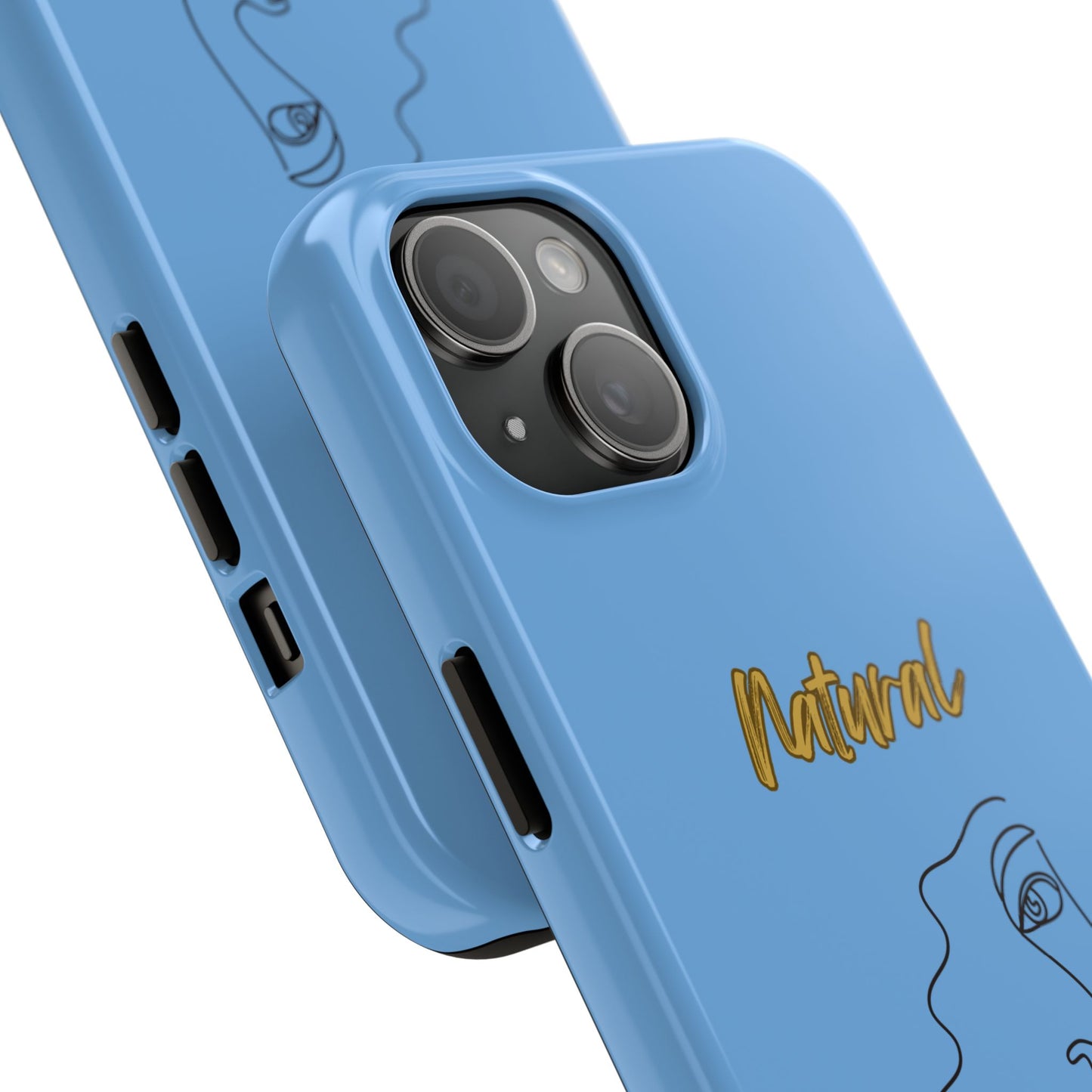 Natural Woman Peekaboo (BL)Tough Phone Cases LIGHT BLUE