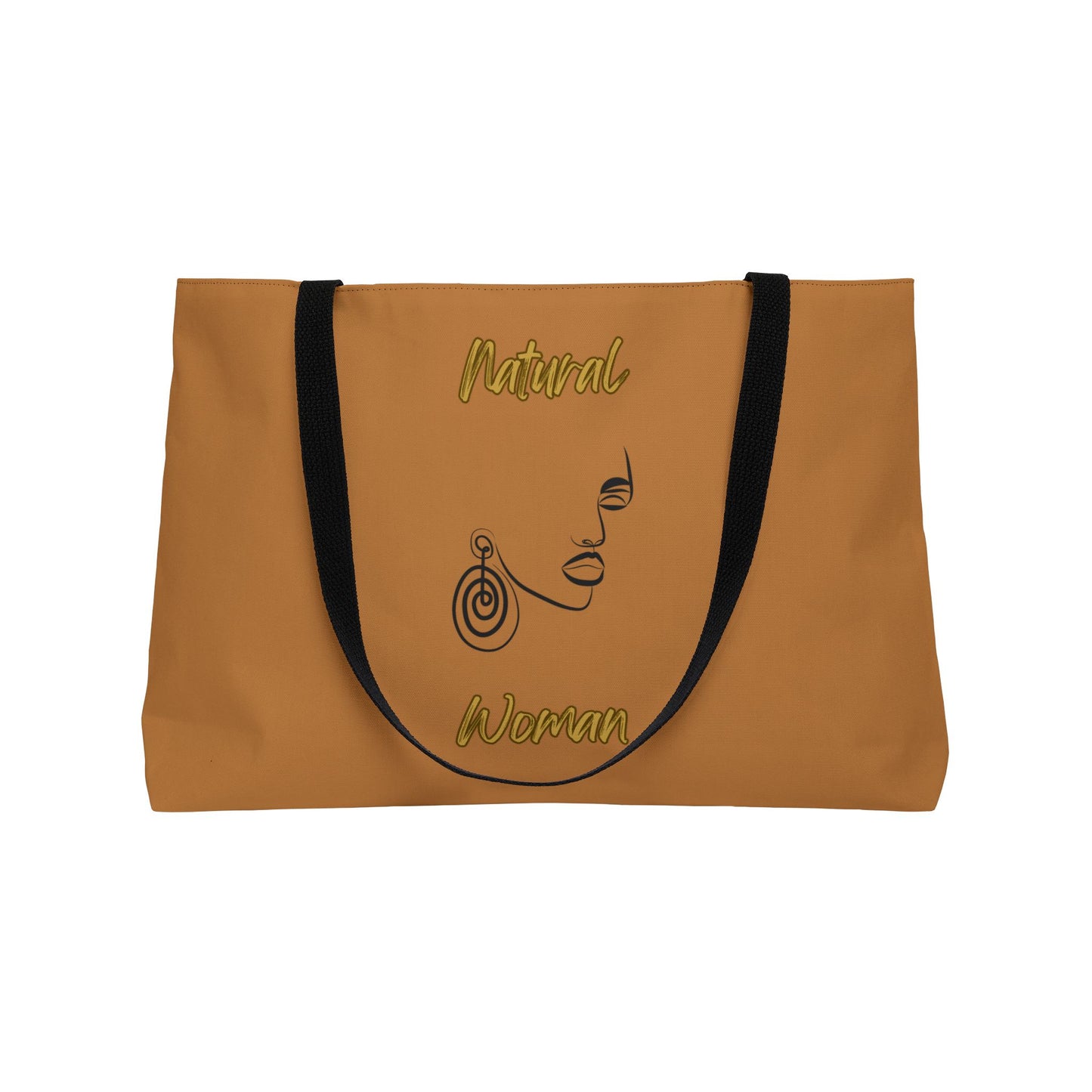 Natural Woman Music In My Soul (BL) Weekender Tote Bag LIGHT BROWN