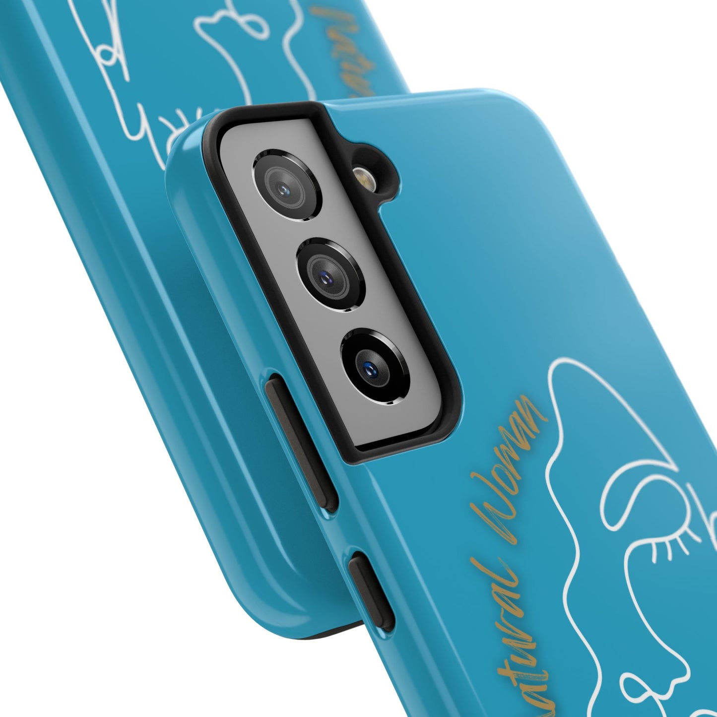 Natural Woman Half Face (WL)Tough Phone Case TURQUOISE