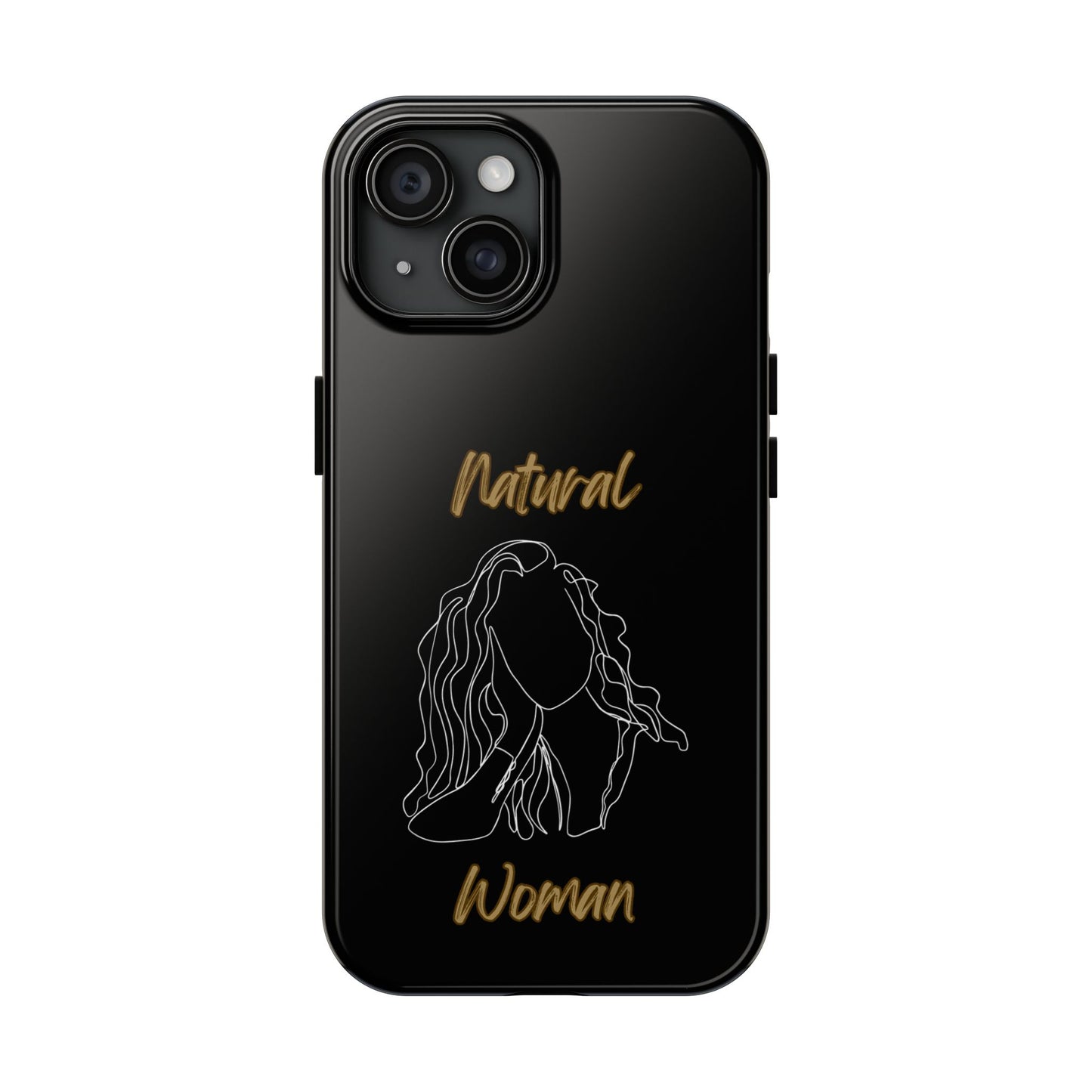 Natural Woman Relaxed (WL) Tough Phone Cases BLACK