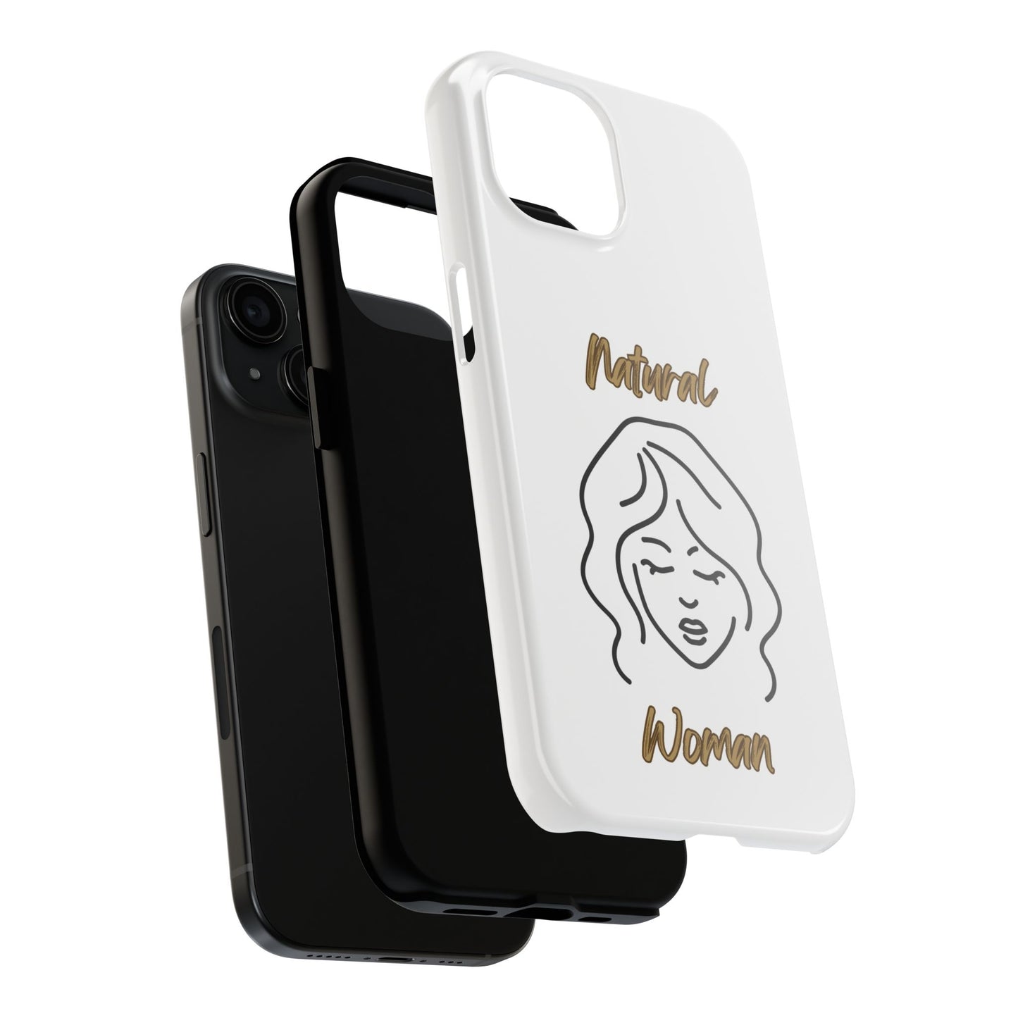 Natural Woman Modest (BL)Tough Phone Cases WHITE
