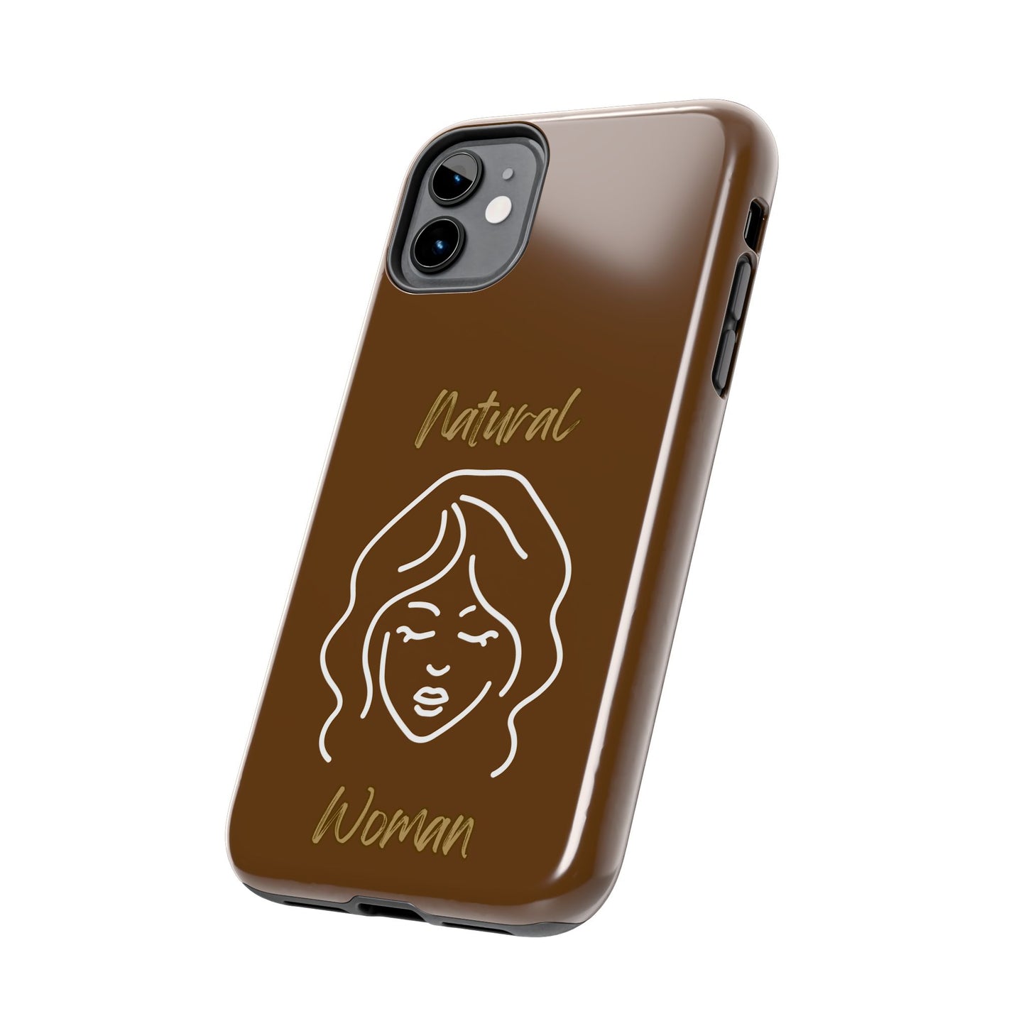 Natural Woman Modest (WL)Tough Phone Cases BROWN