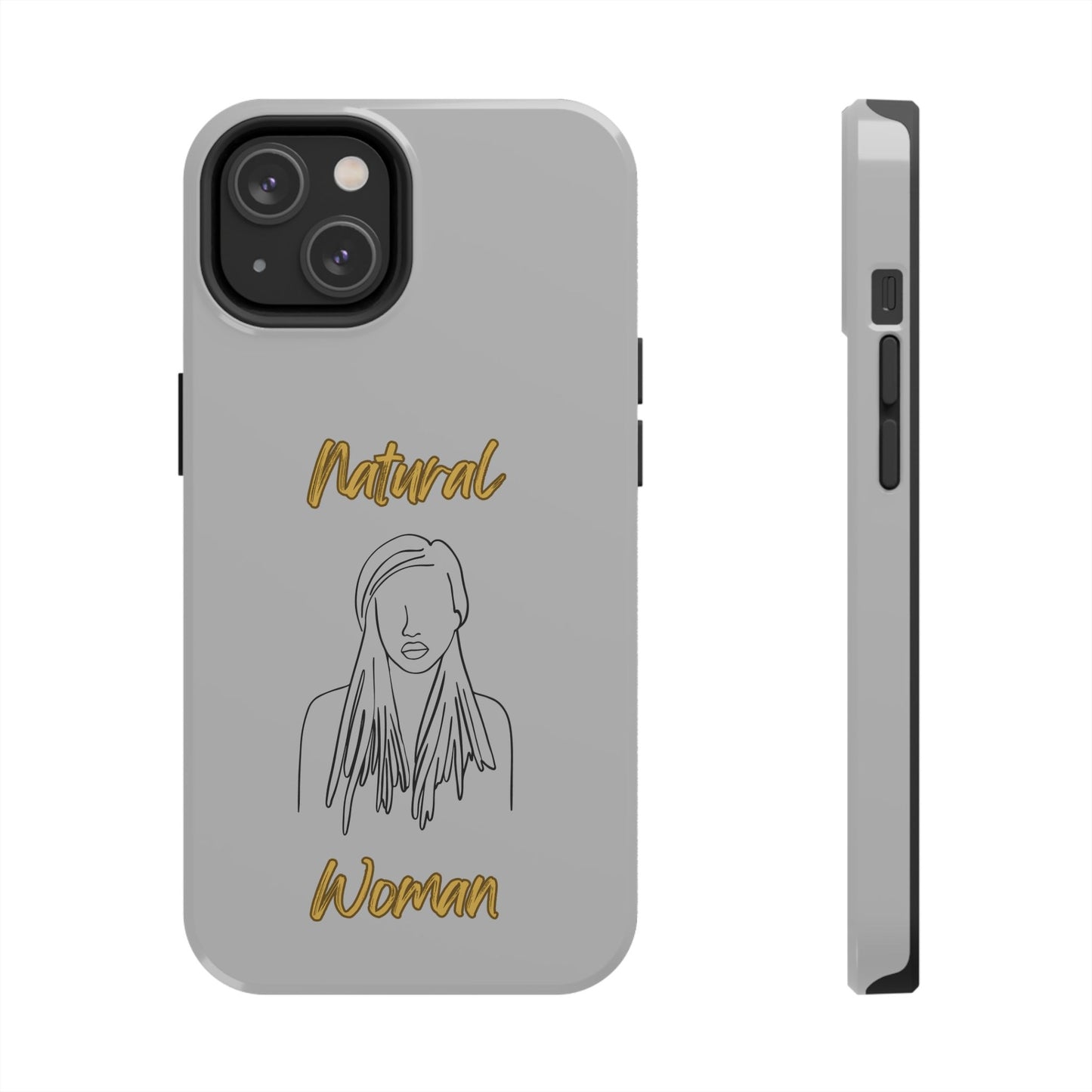 Natural Woman Content (BL)Tough Phone Cases LIGHT GREY