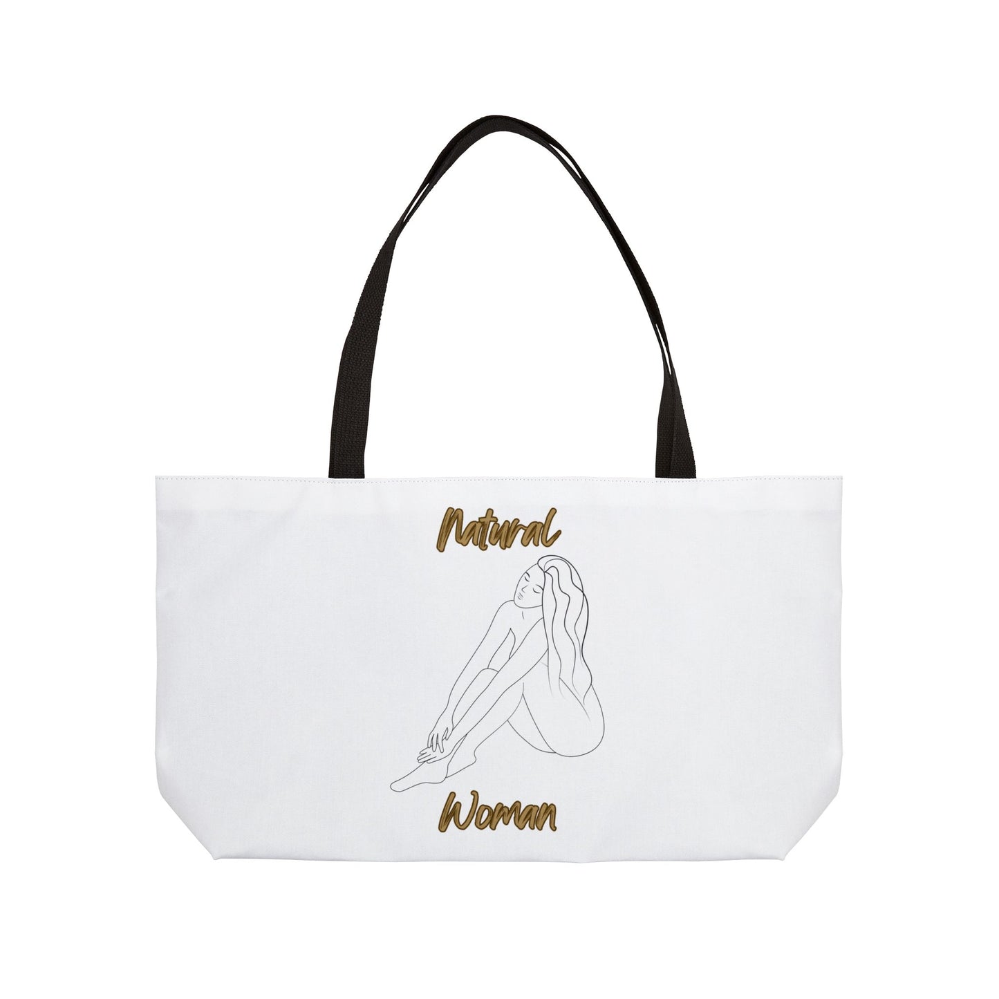 Natural Woman Beauty (BL) Weekender Tote Bag WHITE