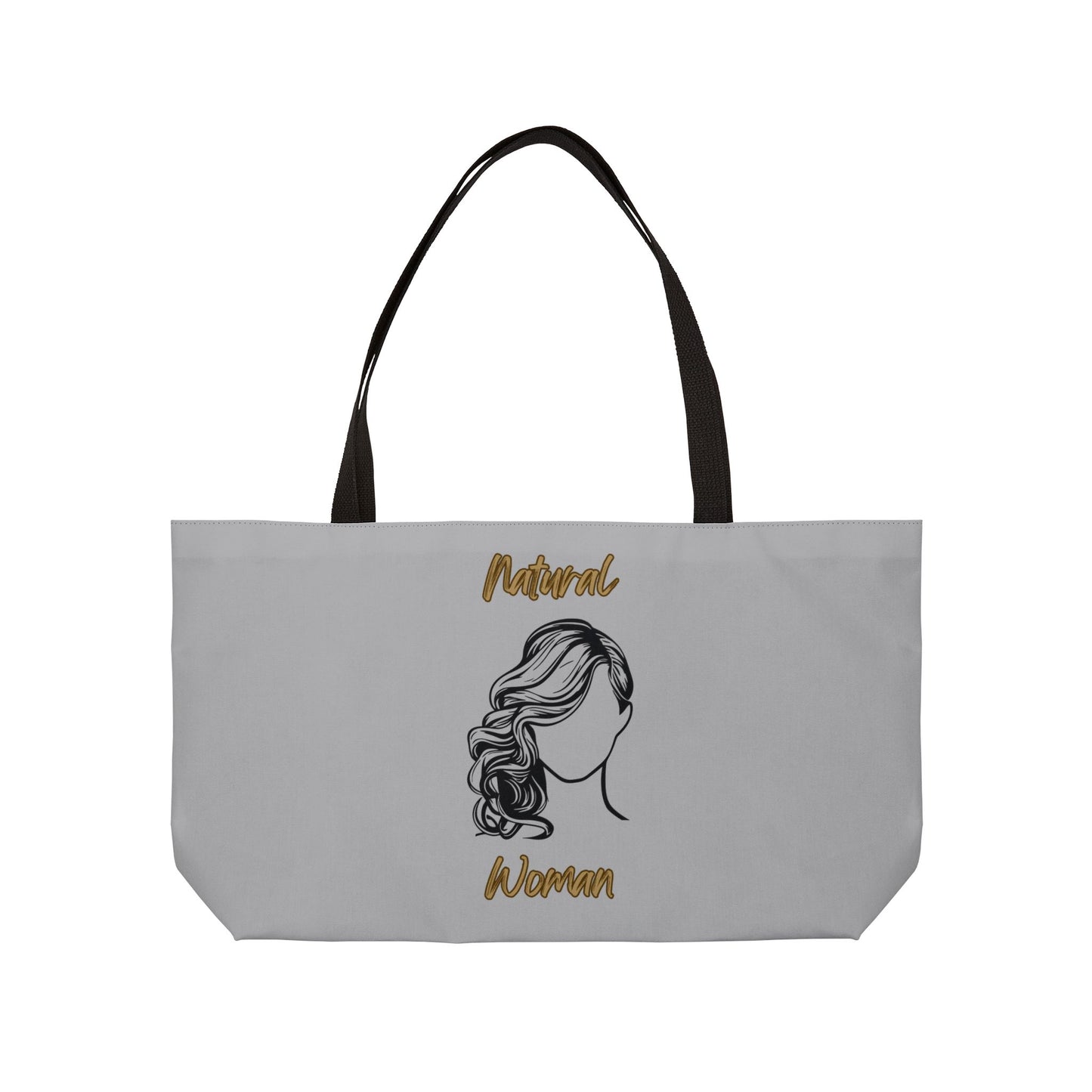 Natural Woman Long Curl (BL) Weekender Tote Bag LIGHT GREY