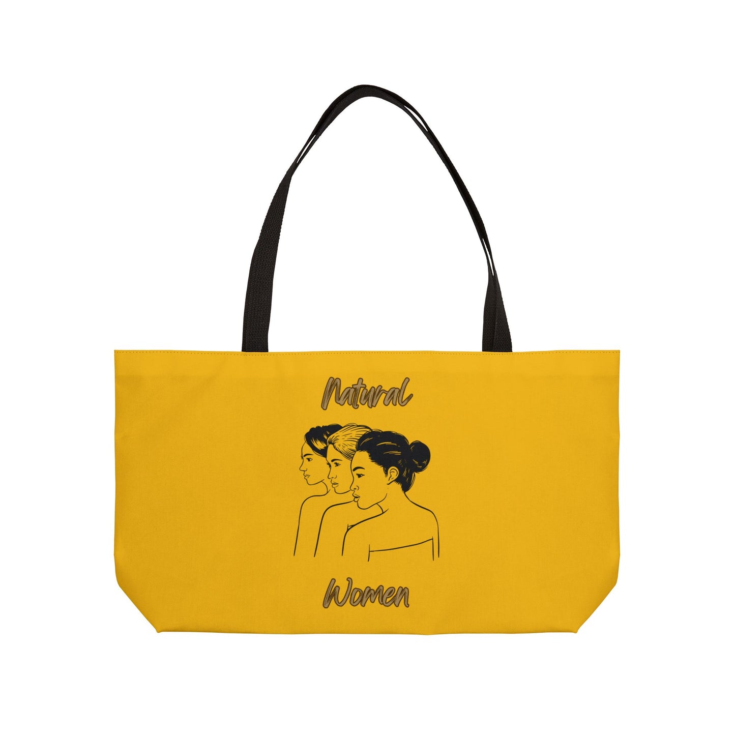 Natural Women United Friends (BL) Weekender Tote Bag YELLOW
