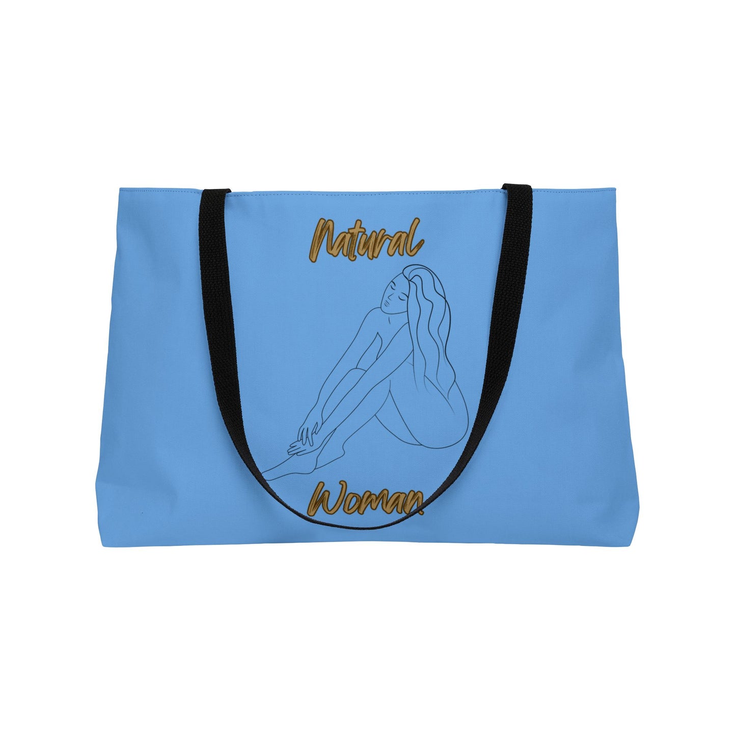Natural Woman Beauty (BL) Weekender Tote Bag LIGHT BLUE