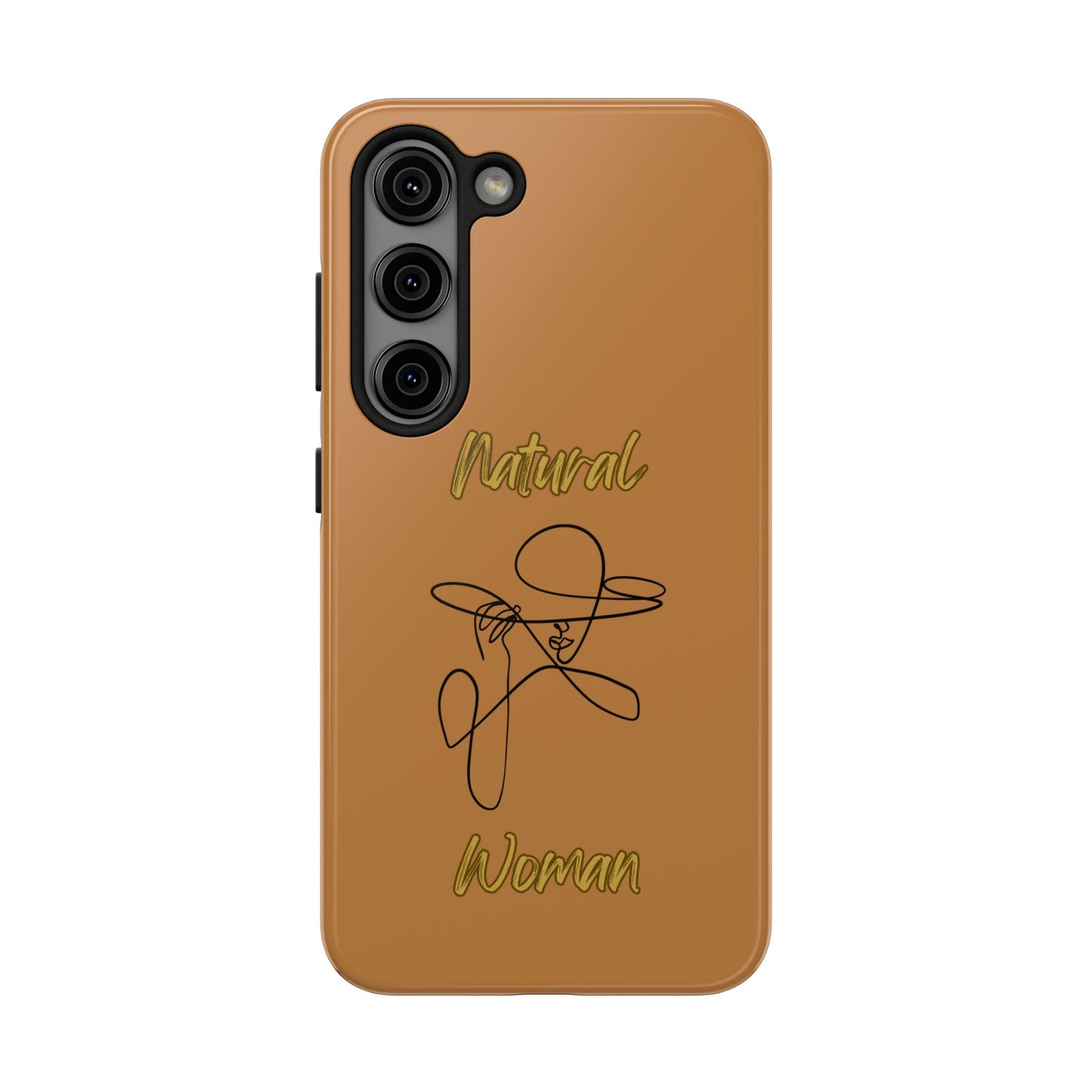 Natural Woman An Original (BL)Tough Phone Cases LIGHT BROWN