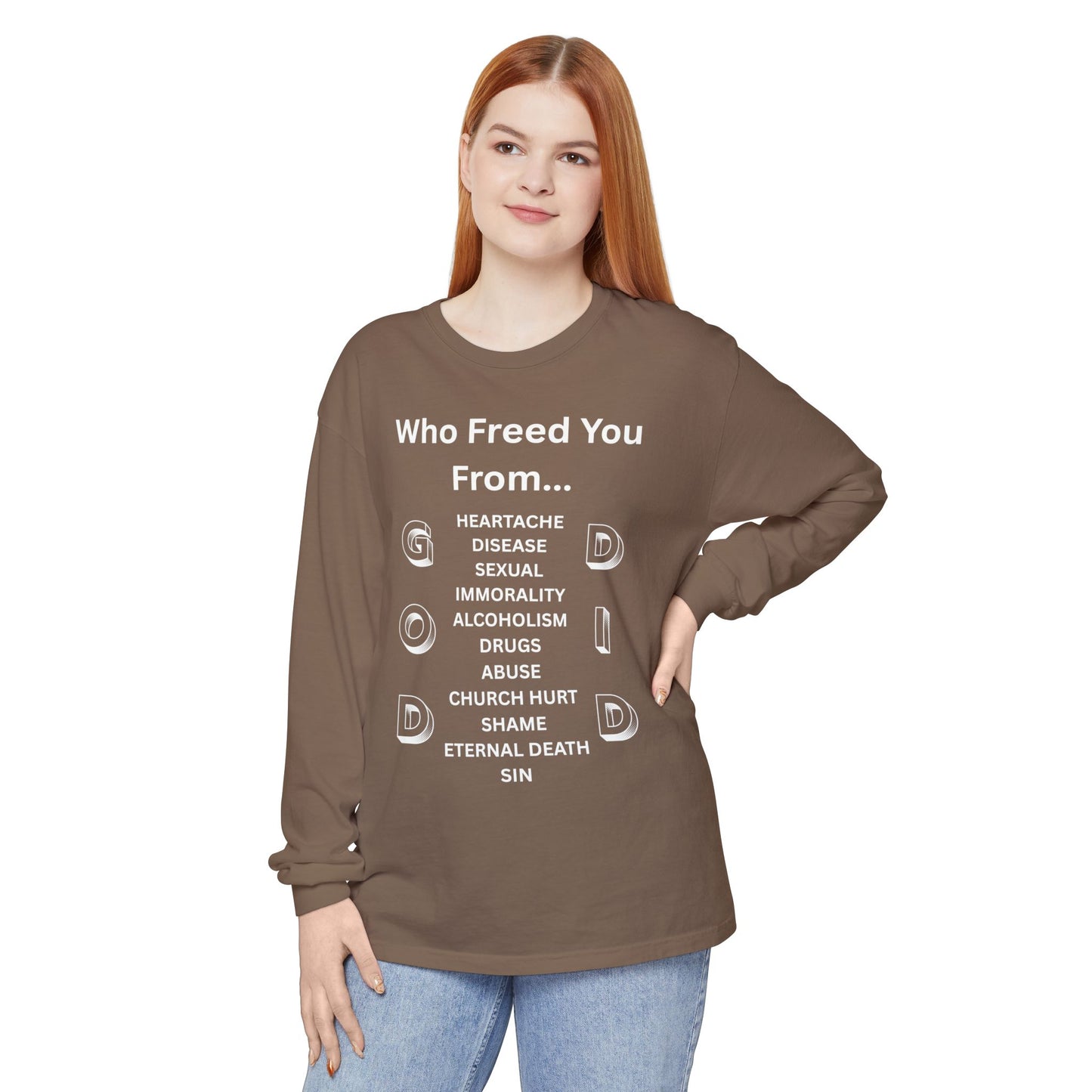 "GOD DID" (WL) Long Sleeve T-Shirt