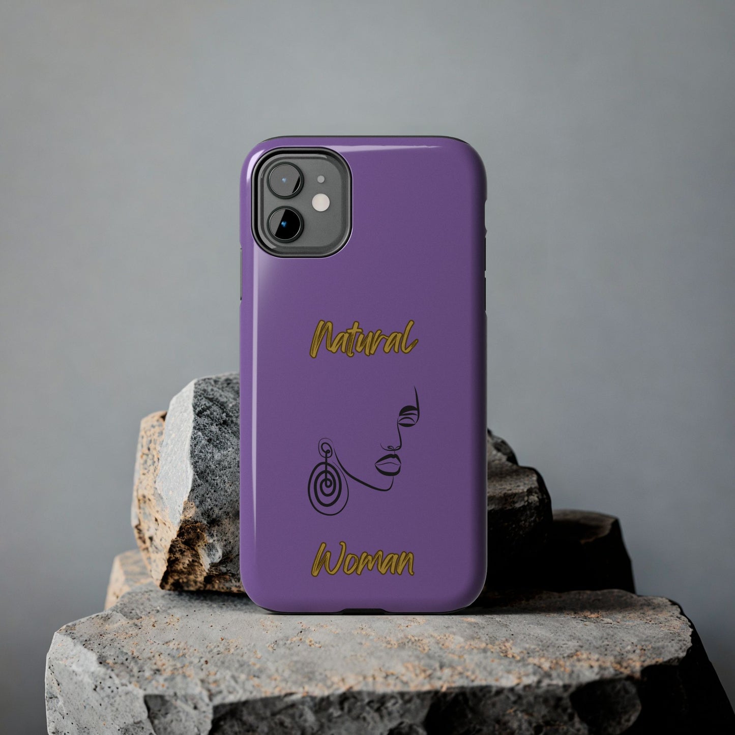 Natural Woman Music In My Soul (BL)Tough Phone Cases LIGHT PURPLE