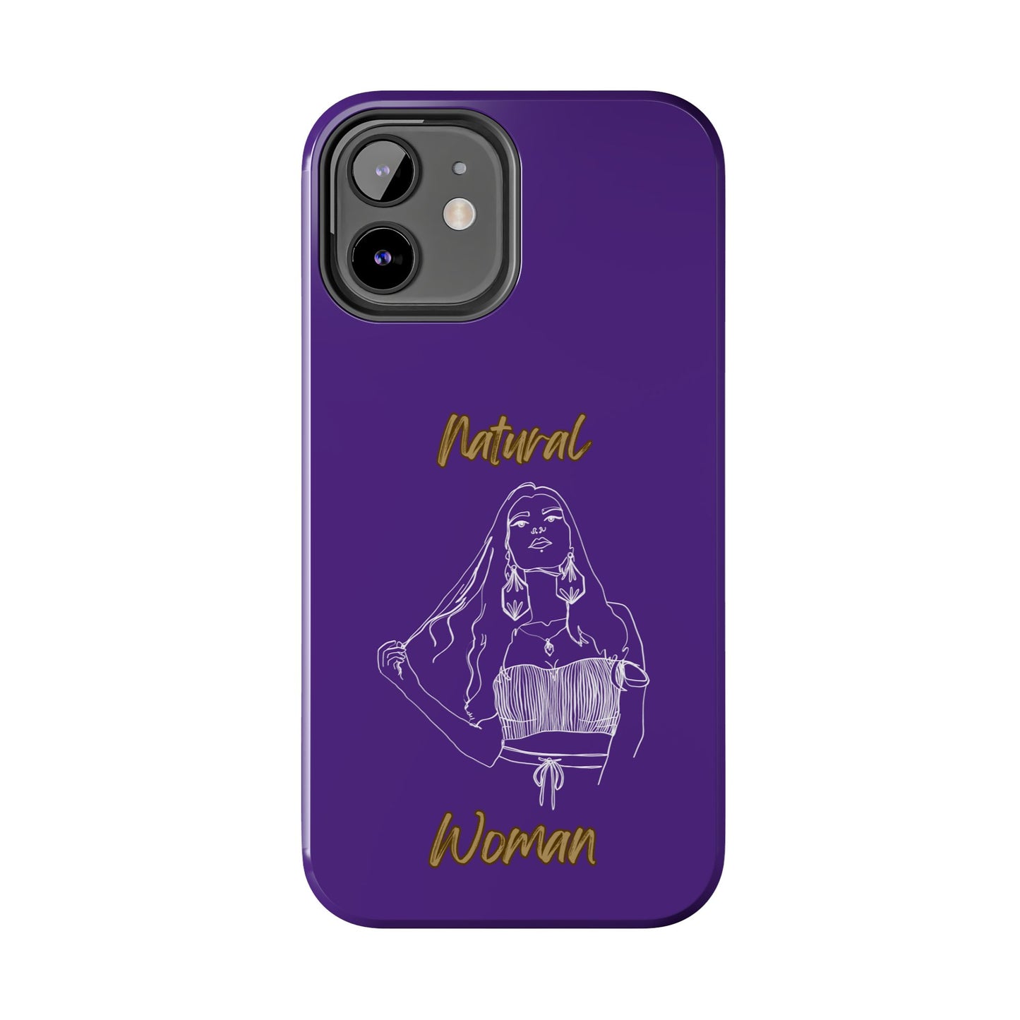 Natural Woman Thinking (WL)Tough Phone Cases PURPLE