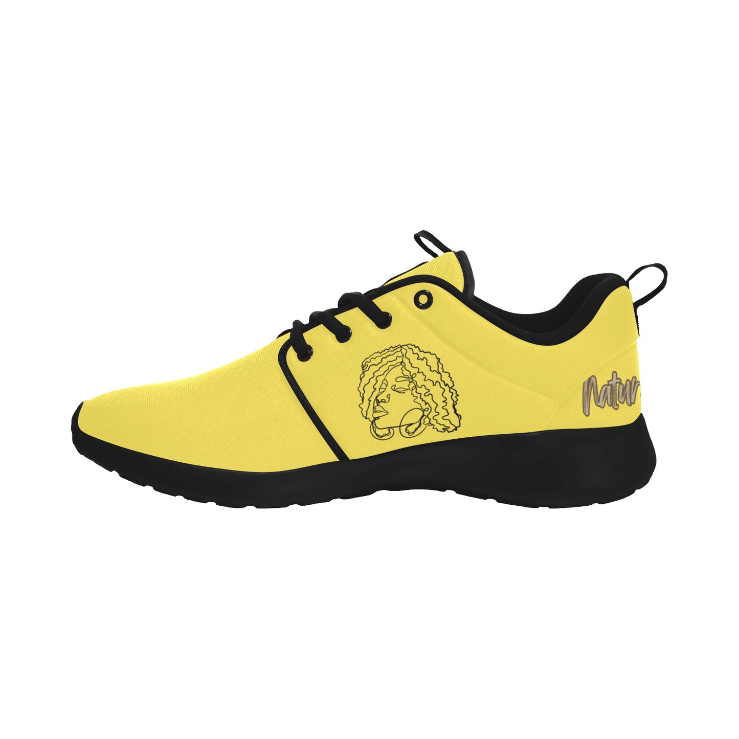 Natural Woman NATURALLY ME (BL) YELLOW w/ Black Sole Sneakers