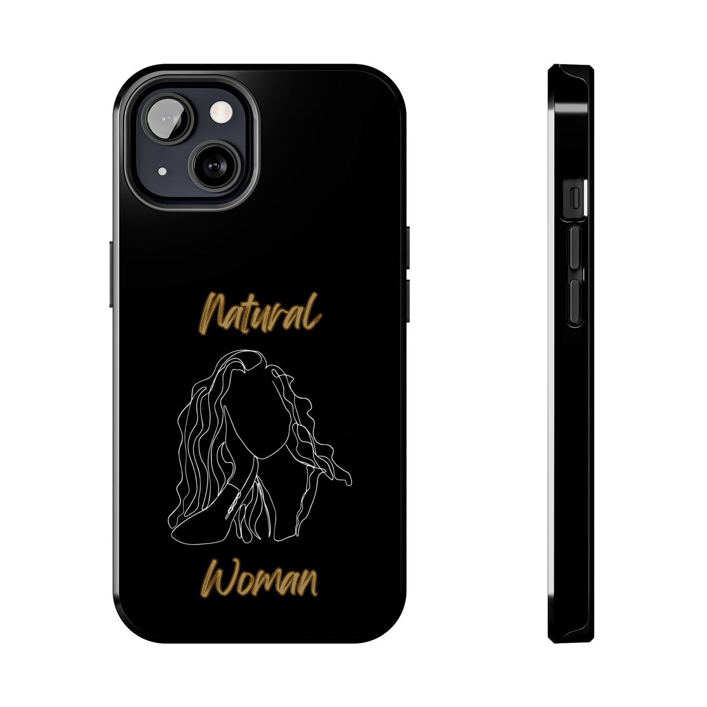 Natural Woman Relaxed (WL) Tough Phone Cases BLACK