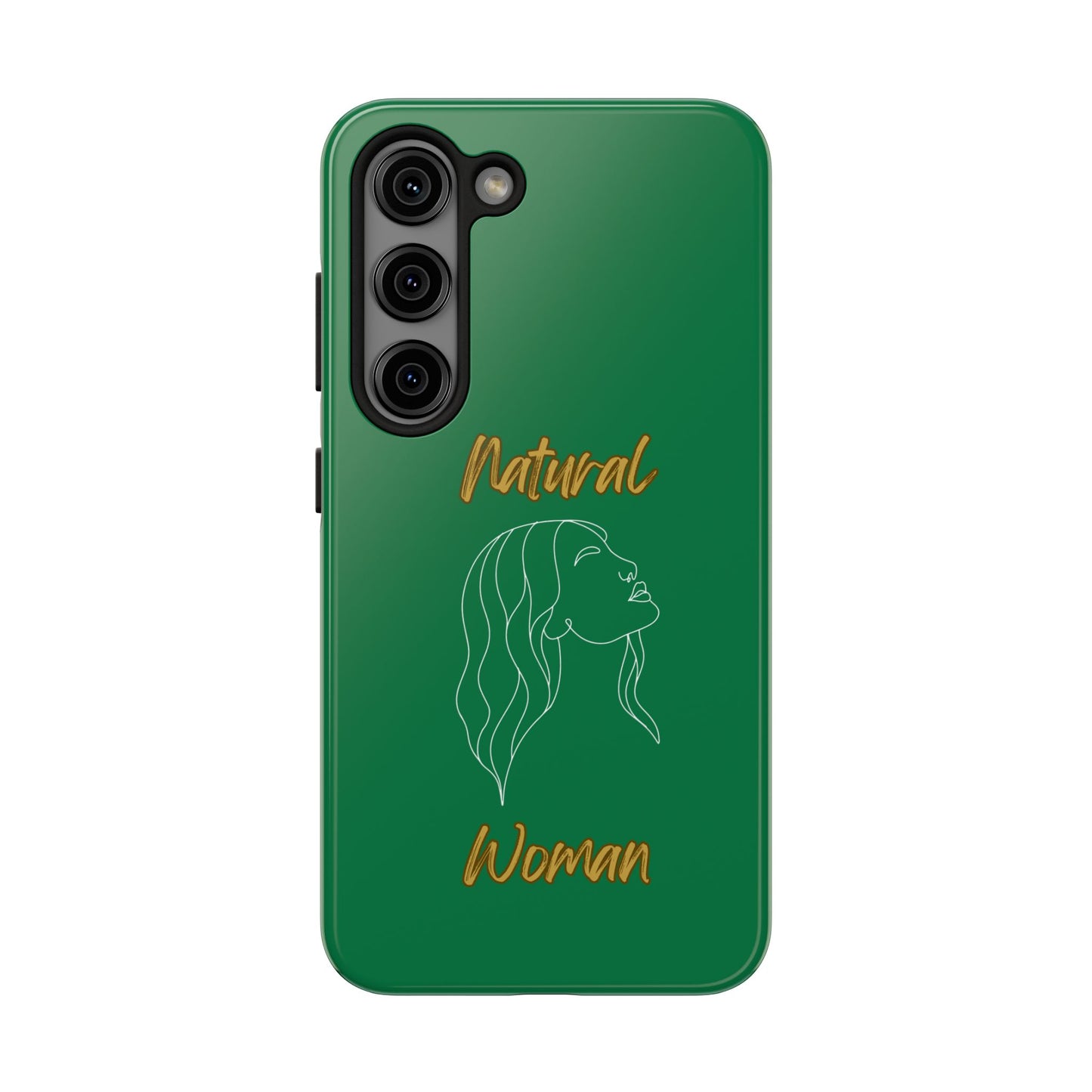 Natural Woman Breeze On Face (WL)Tough Phone Cases DARK GREEN