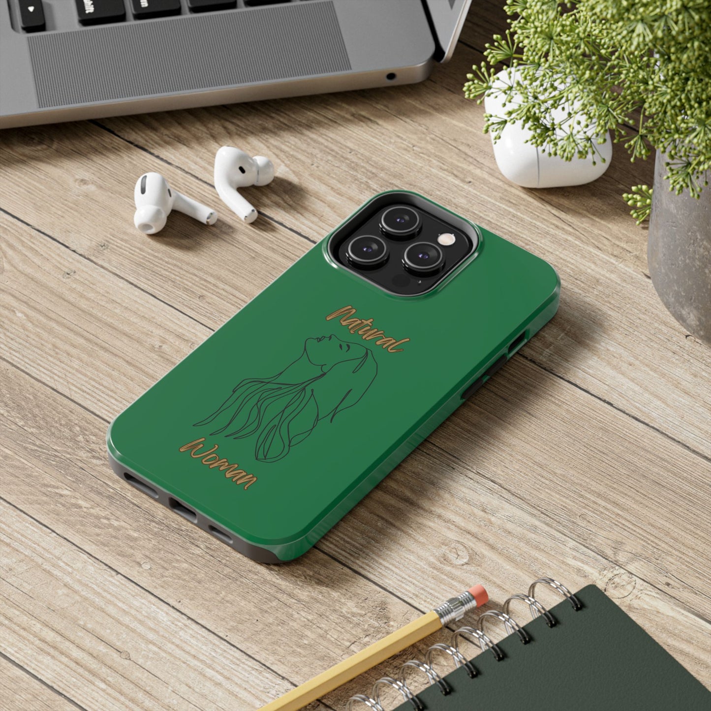 Natural Woman Appreciation (BL) Tough Phone Cases DARK GREEN