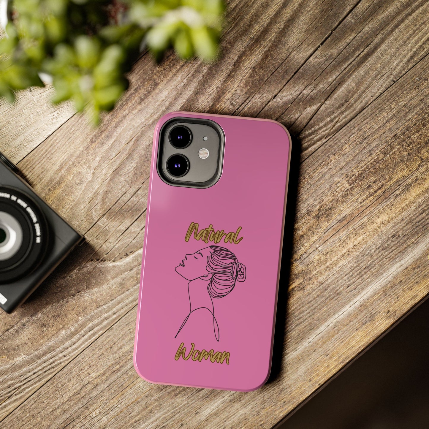 Natural Woman Wet Bun (BL) Tough Phone Cases LIGHT PINK