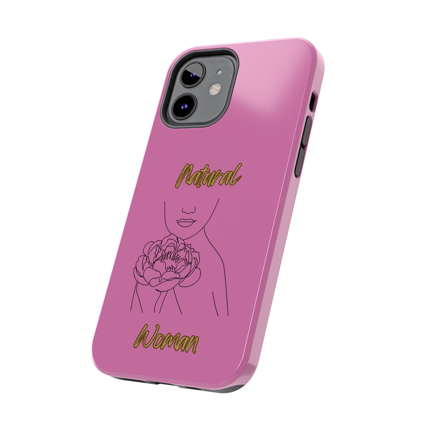 Natural Woman Kissed Flower (BL)Tough Phone Cases LIGHT PINK