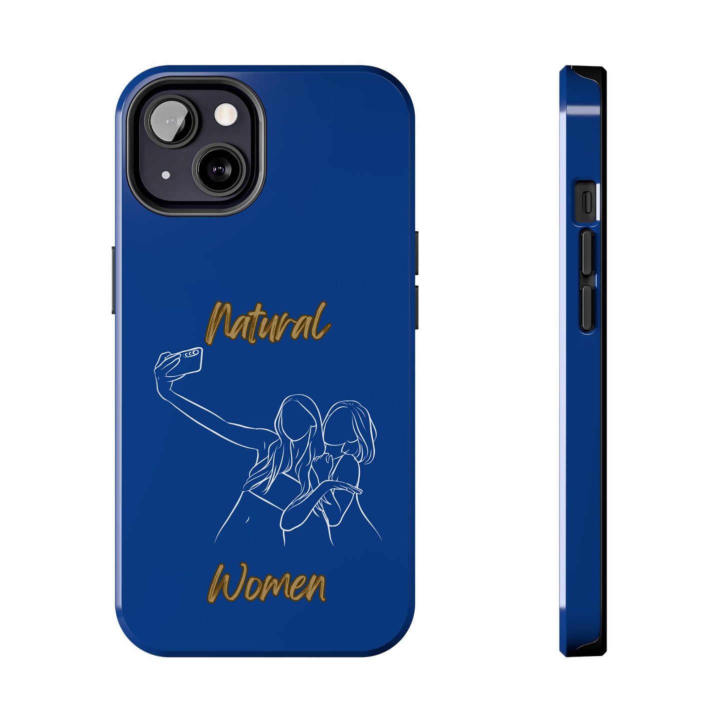 Natural Woman Friends Selfie (WL)Tough Phone Cases DARK BLUE