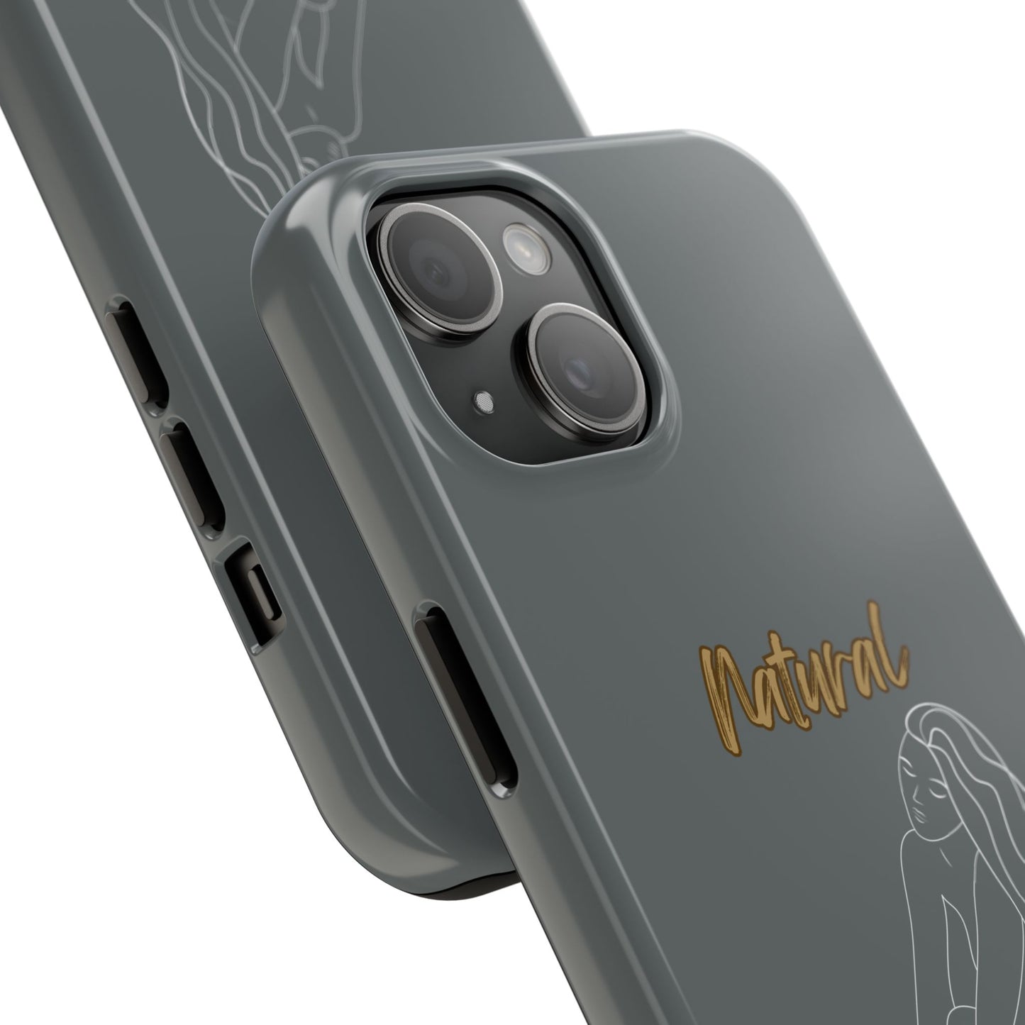 Natural Woman Beauty (WL) Tough Phone Cases DARK GREY