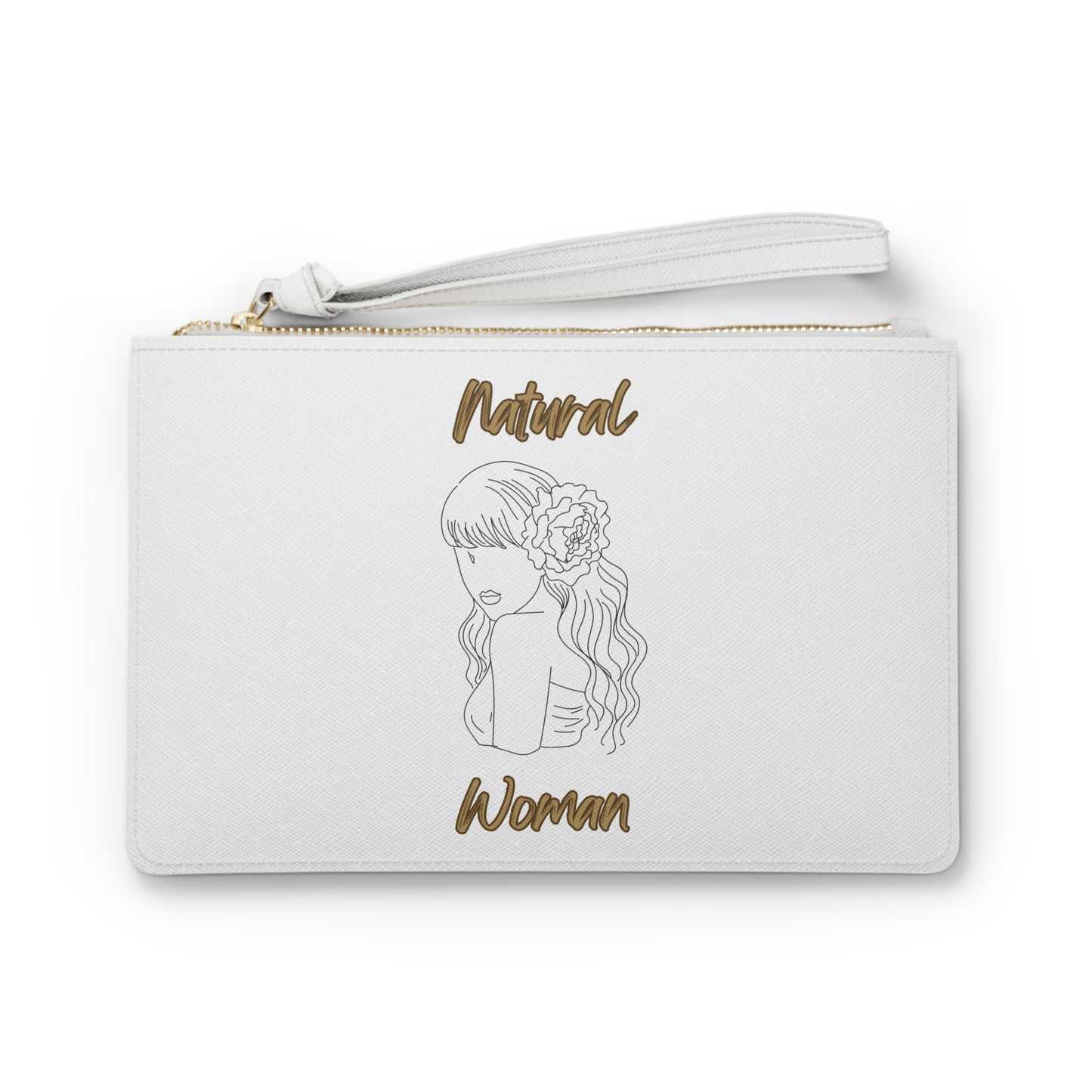 Natural Woman Newness (BL) Clutch Bag WHITE