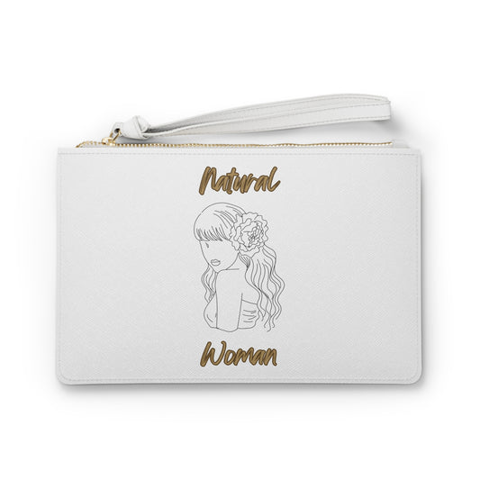Natural Woman Newness (BL) Clutch Bag WHITE