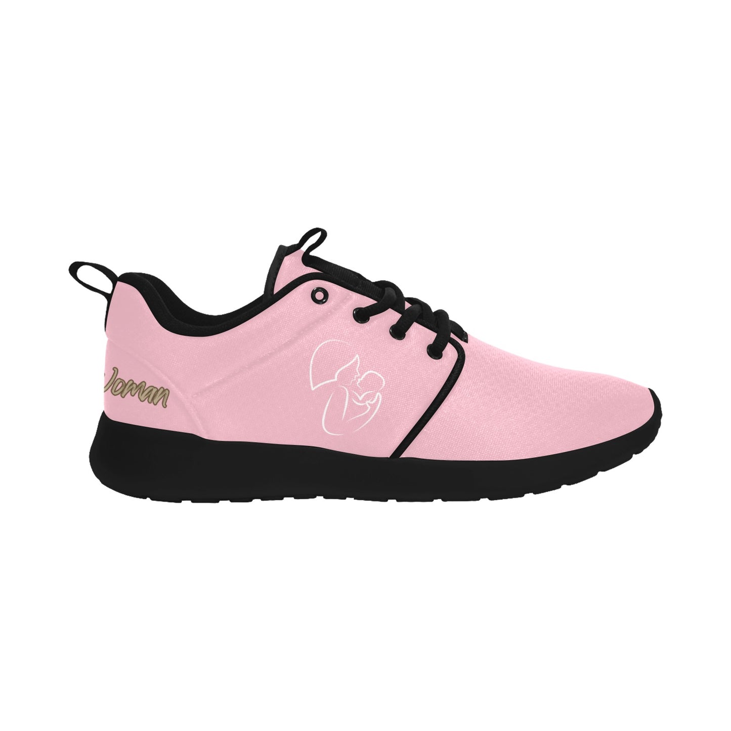 Natural Woman LONG AWAITED (WL) BABY GIRL PINK w/ Black Sole Sneakers